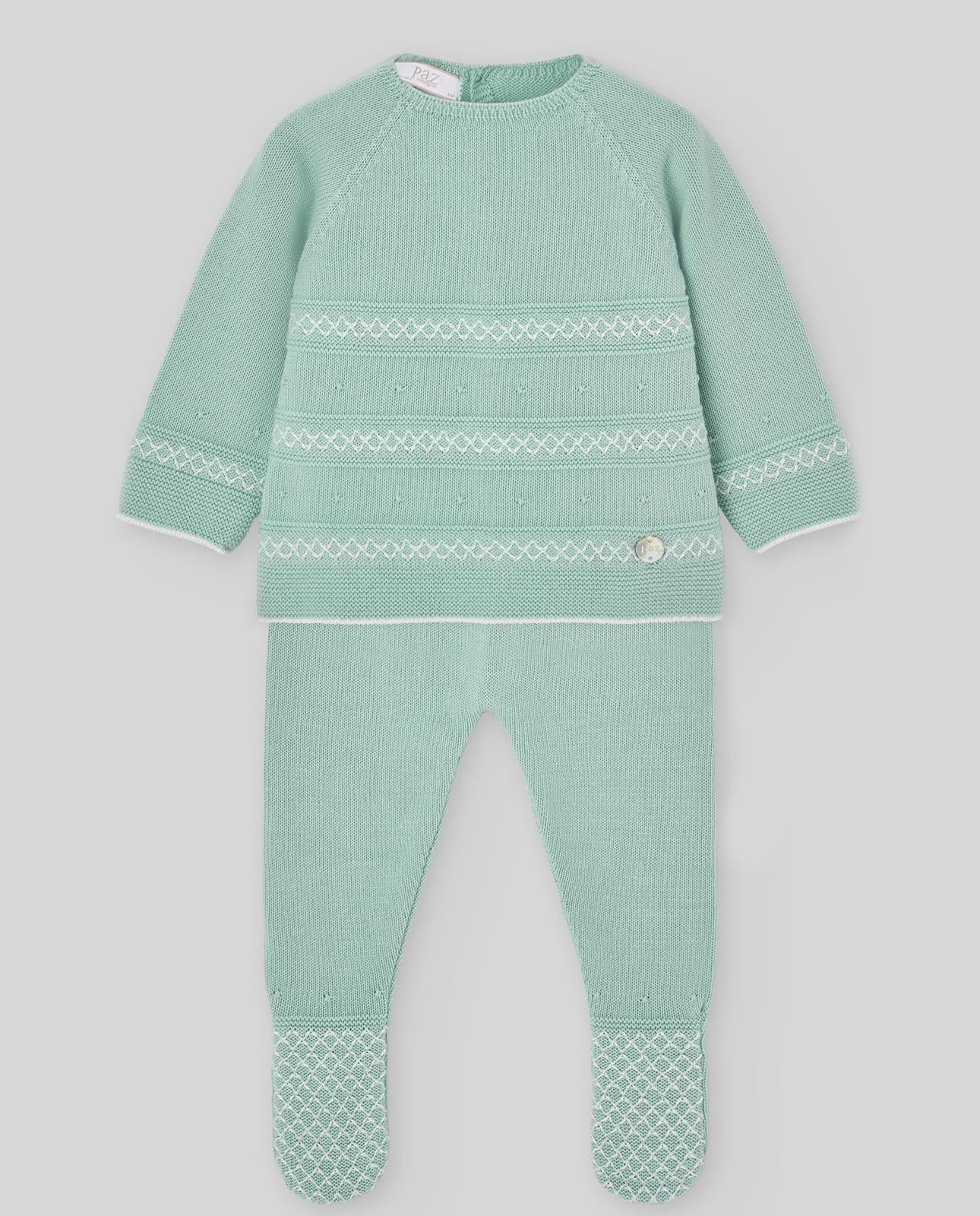 coordinato 103-123465 BIANCO-verde PAZ RODRIGUEZ