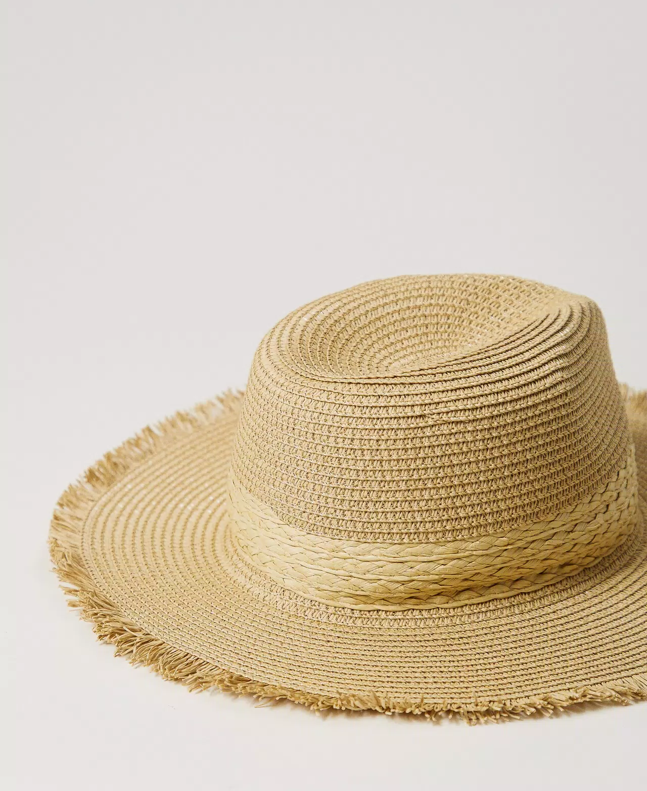 Cappello a tesa larga sfrangiato 251GJ5020 PAGLIA TWINSET KIDS