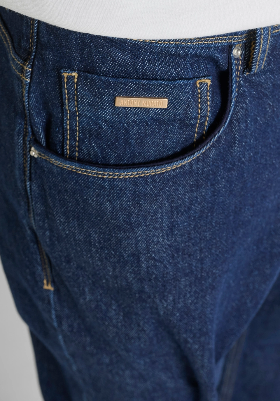 JEANS UOMO ARAGON SLIM FIT DARK BLU ANTONY MORATO MMDT00264 - FA750398 DARK BLUE ANTONY MORATO