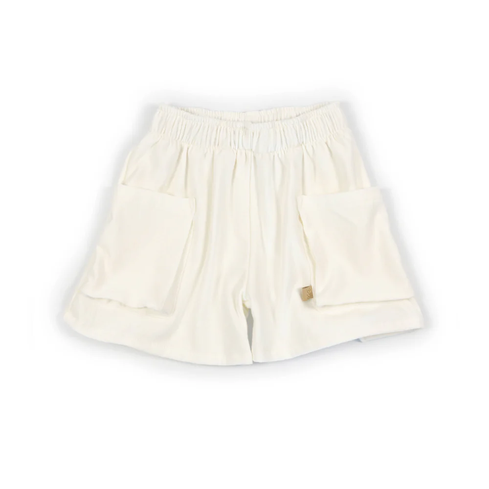 SHORTS NEONATA CON TASCHE OFF-WHITE 1137TE OFF-WHITE BAMBOOM