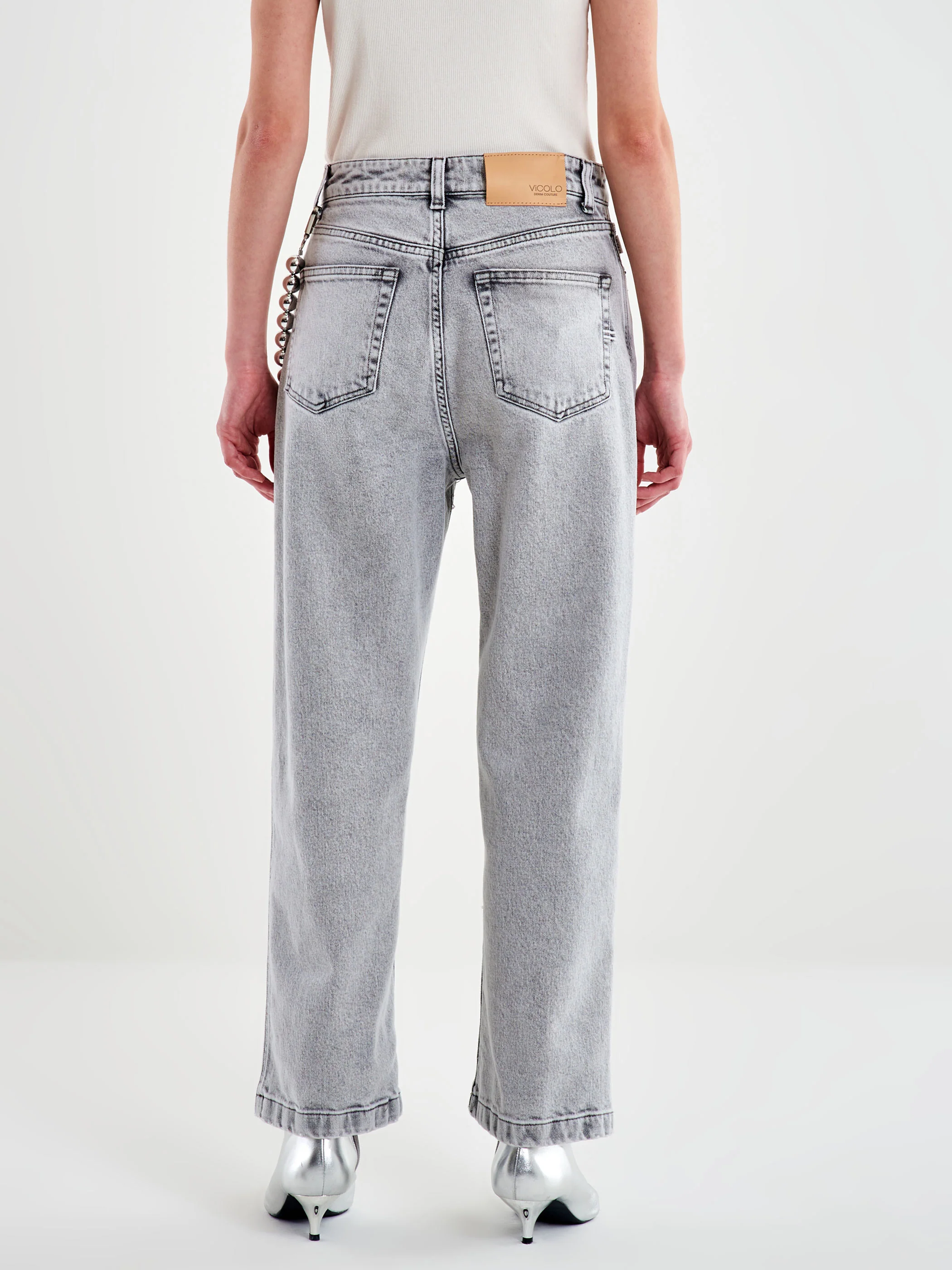 jeans donna modello kate denim grigio vicolo DF5137 DENIM GRIGIO VICOLO