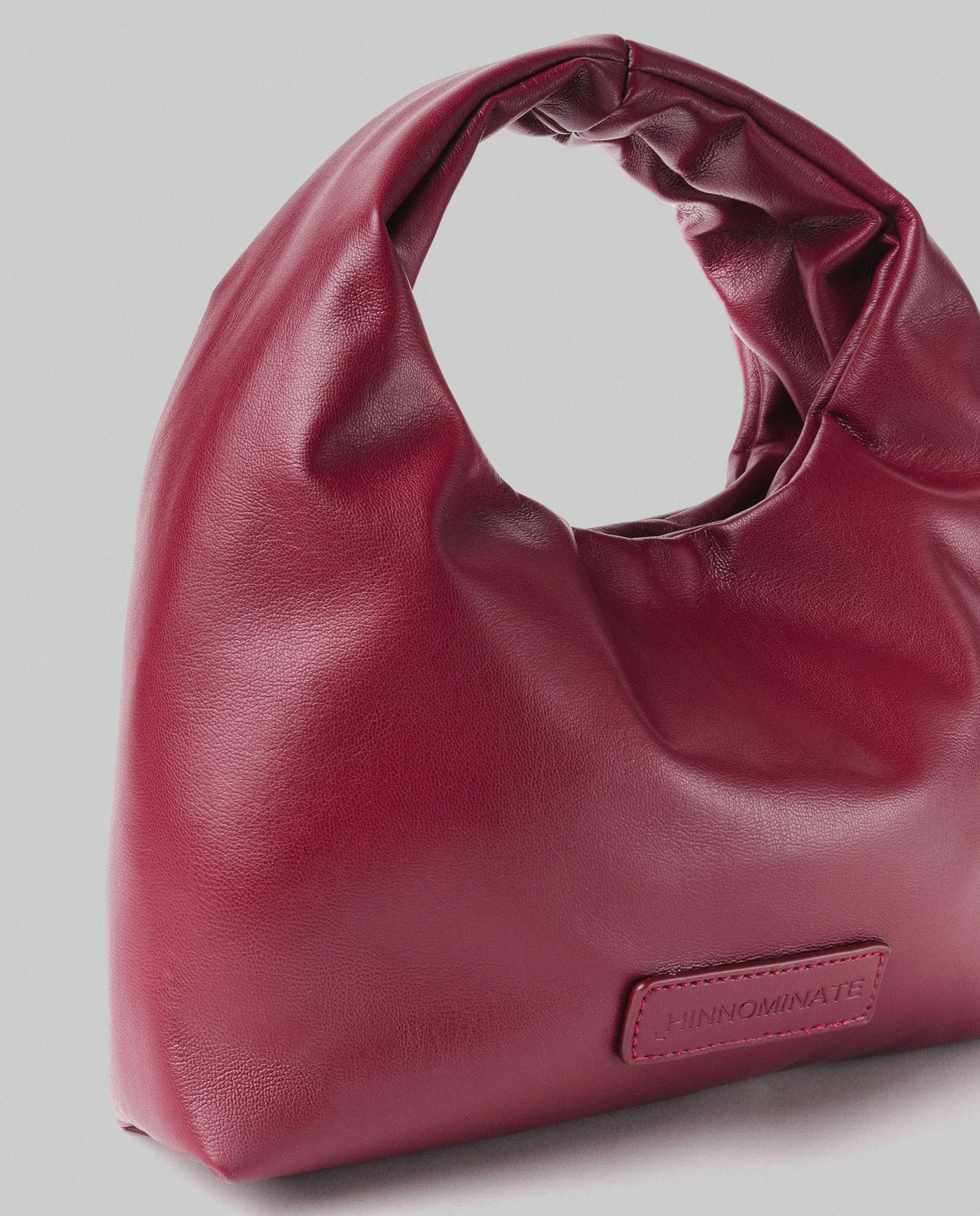 Borsa DONNA PICCOLA In Ecopelle MORBIDA HINNOMINATE HMACW00122 BORDEAUX HINNOMINATE