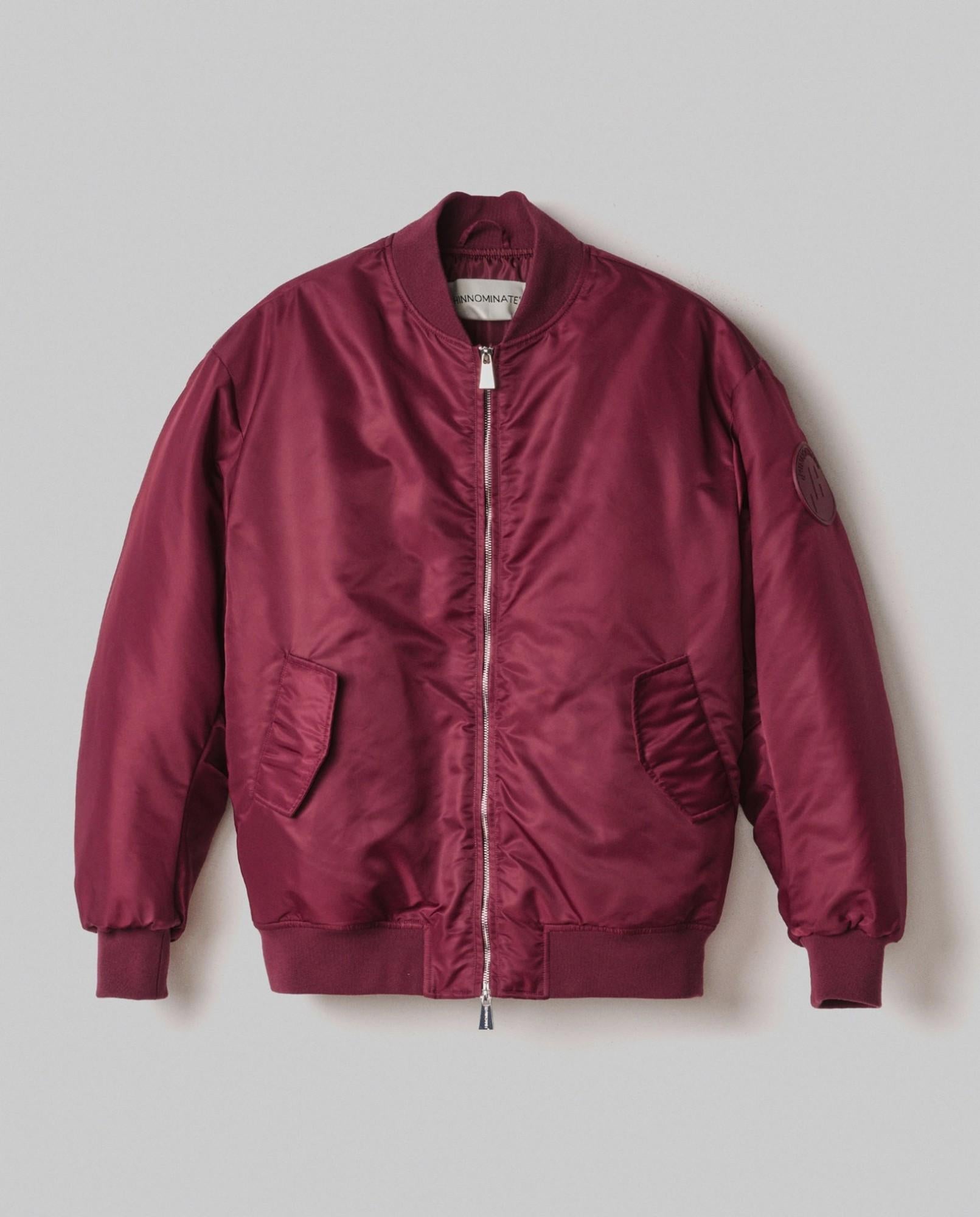 BOMBER DONNA OVERSIZE BORDEAUX HINNOMINATE HMABW01920 BORDEAUX HINNOMINATE