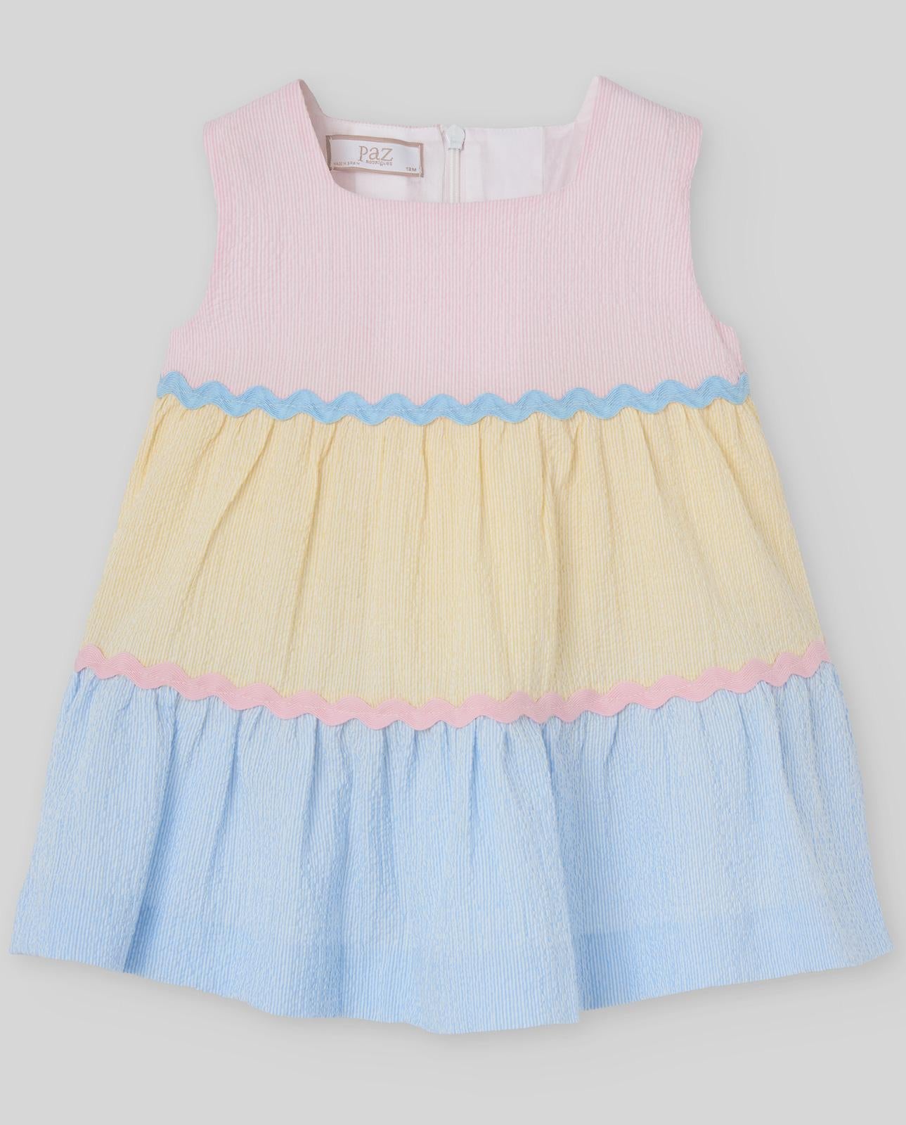 abito neonata multicolore Candy paz rodriguez 004-153672 MULTICOLORE PAZ RODRIGUEZ