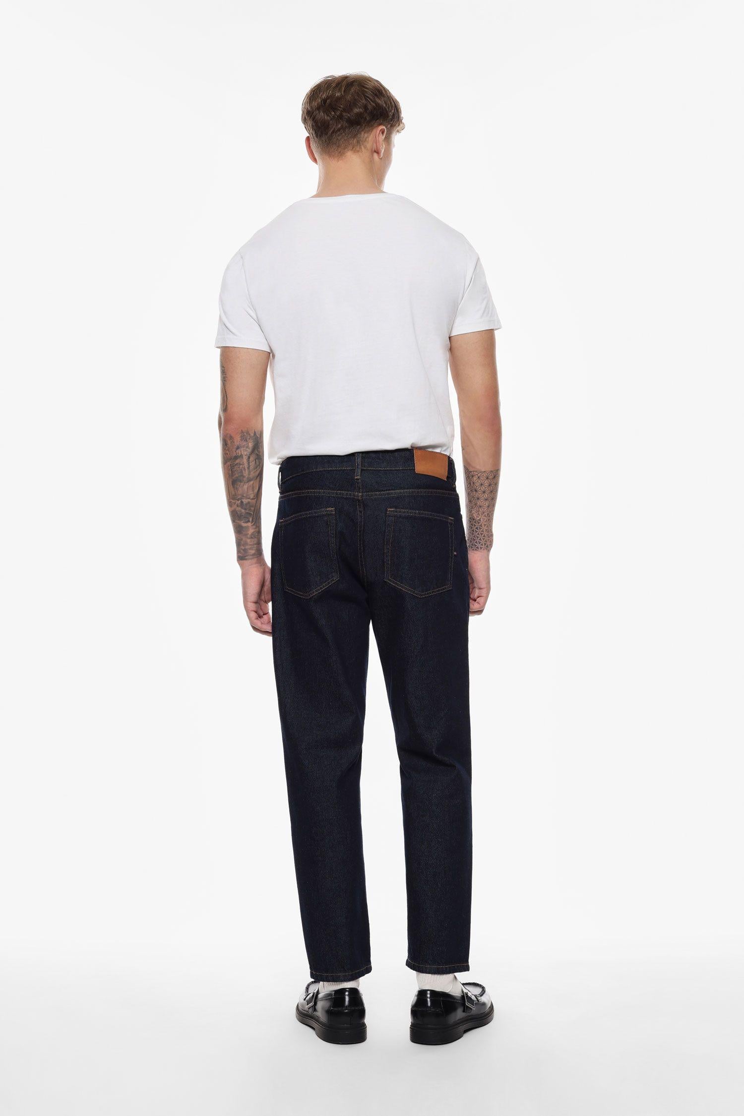 Jeans uomo taglio dritto vita media denim scuro imperial P8299JNRAW DENIM SCURO IMPERIAL UOMO