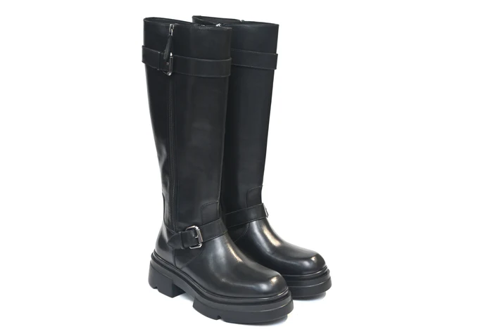 STIVALE DONNA ALTO HERO 809-13 BLACK EMANUELLE VEE 452M-809-13-CRW NERO EMANUELLE VEE