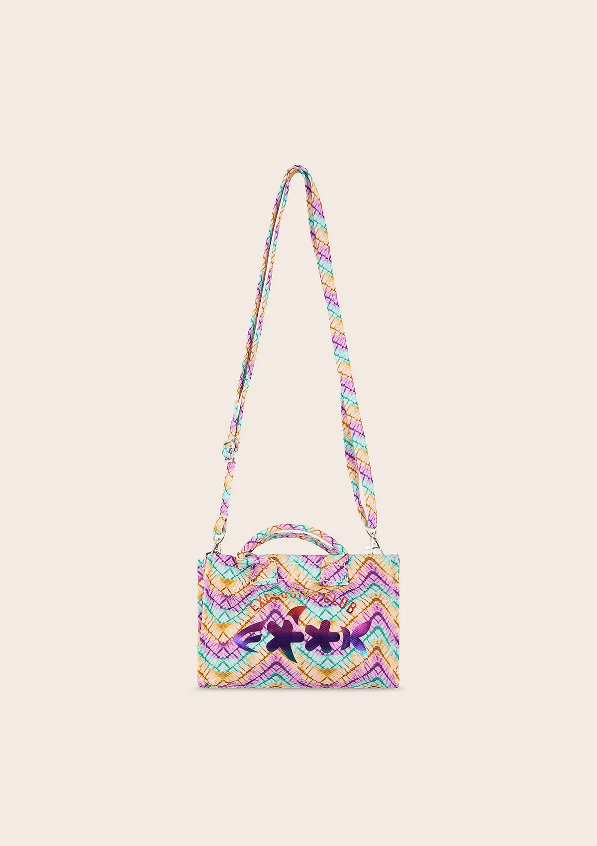 mini beach bag in canvas FA25-G10AB01X51 UNICO F**K KIDS
