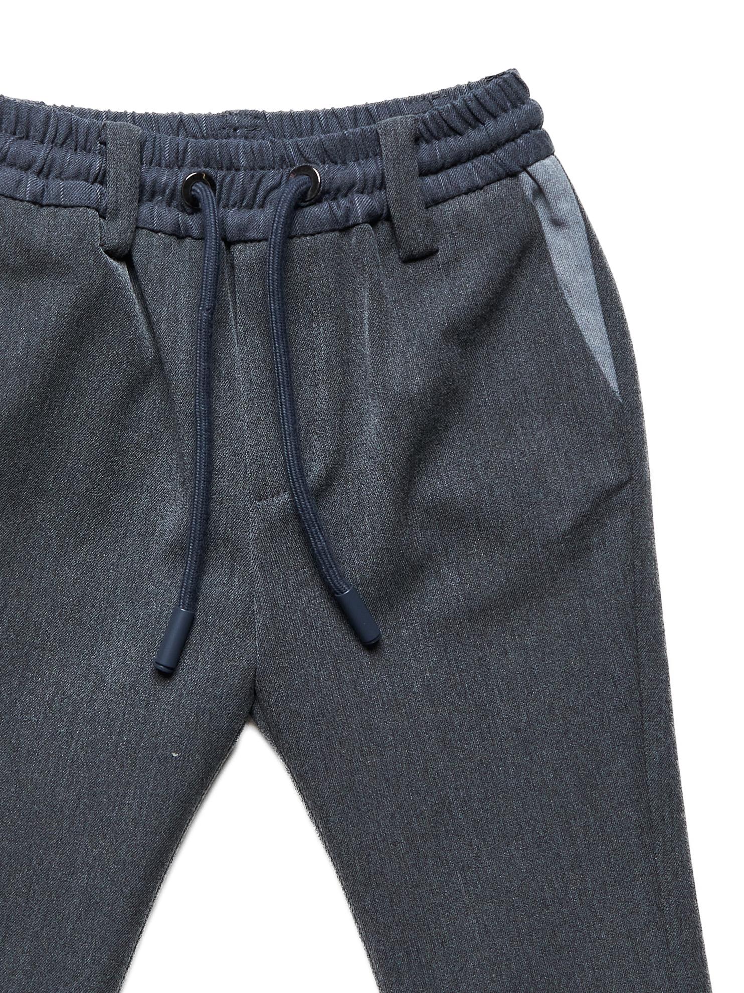 PANTALACCIO NEONATO MCNAMARA TASCA A FILO BICOLORE GREY STEEL RICHMOND RIA25062PA GREY STEEL JOHN RICHMOND JUNIOR