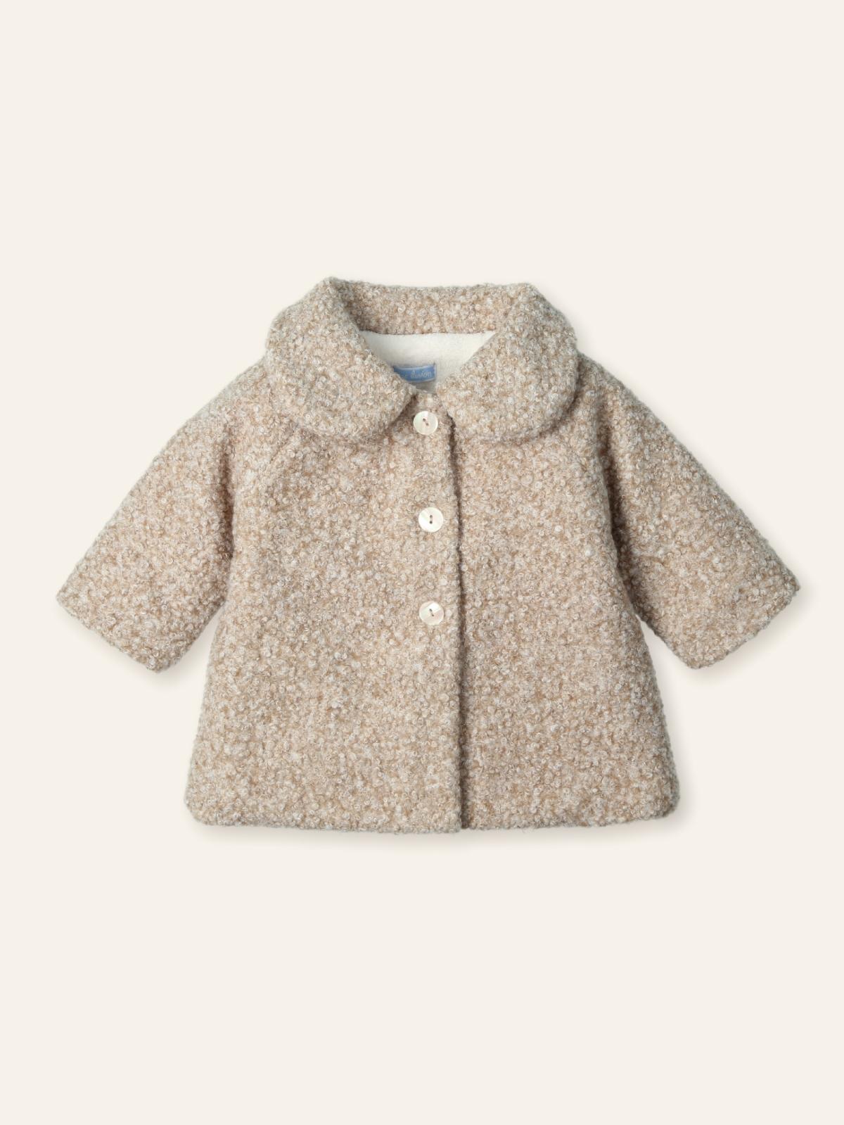 cappotto NEONATA DOTS NUT EFFETTO BUCLE NUEZ MAC ILUSION 9943 NUEZ MAC ILUSION KIDS