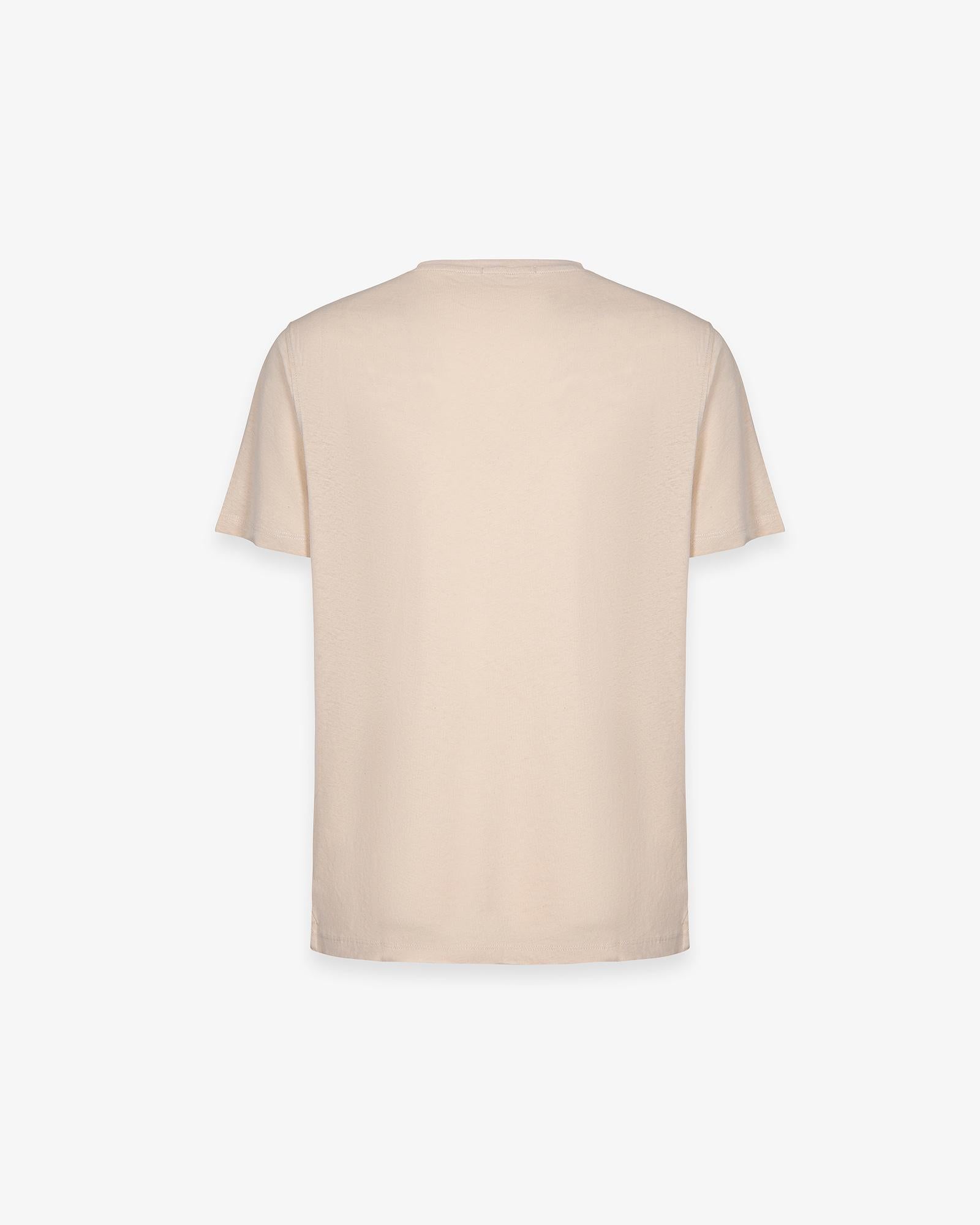 T-SHIRT UOMO IN LINO CON EMBOSSED BEIGE HINNOMINATE HMABM01505 BEIGE HINNOMINATE