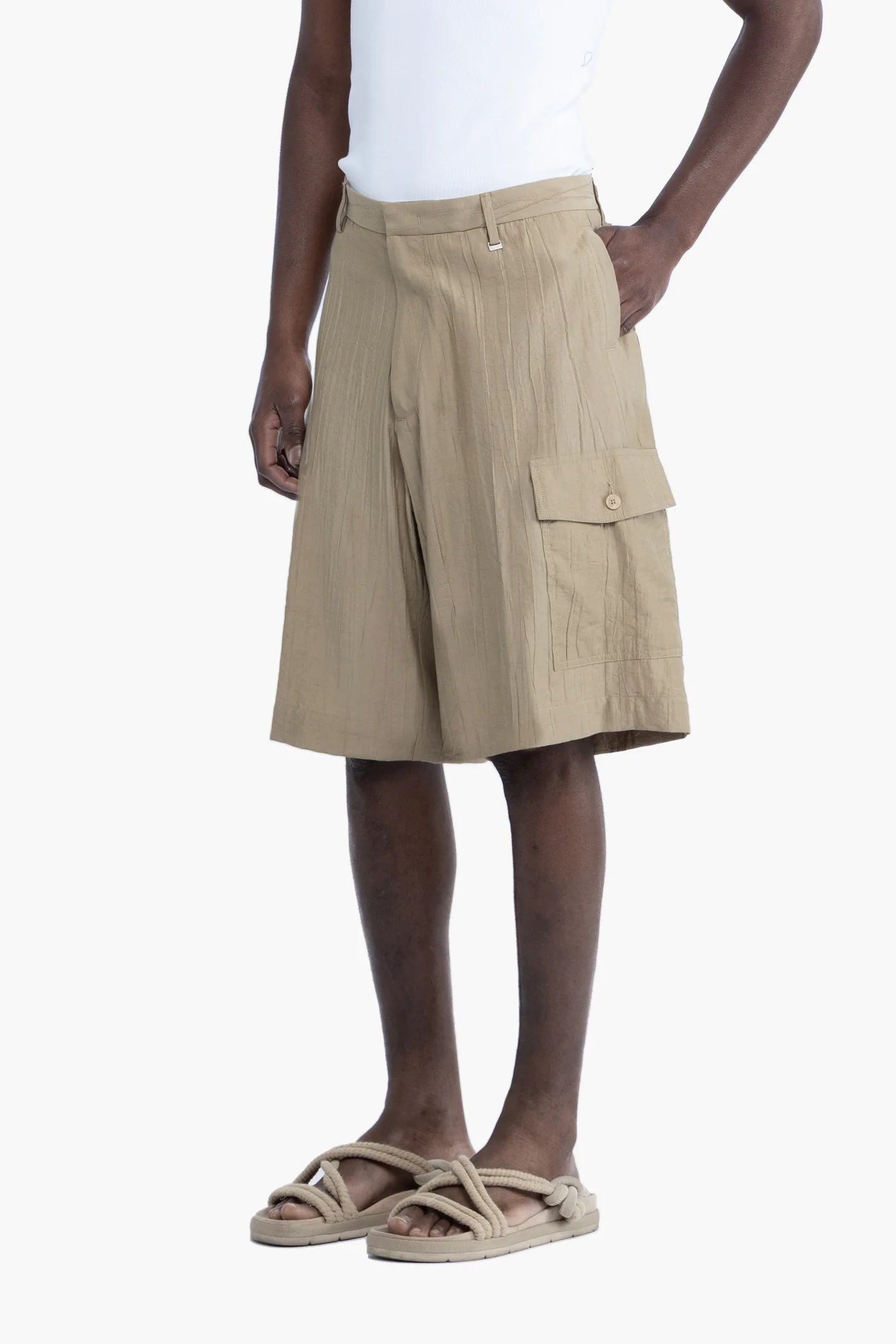 bermuda uomo con tasconi kaki I'm brian BE3697 KHAKI I'M BRIAN