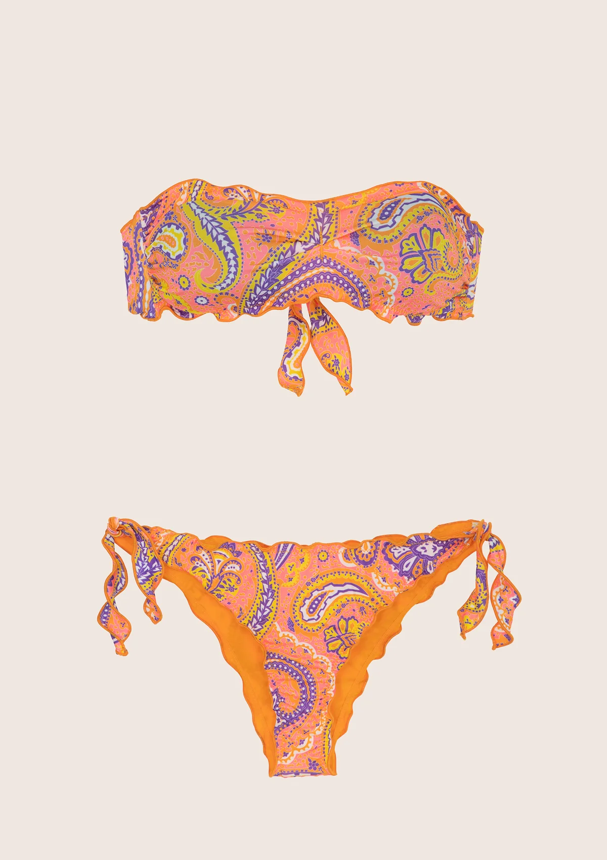 BIKINI FASCIA E SLIP NODI REGOLABILE FROU FROU SUNRISE