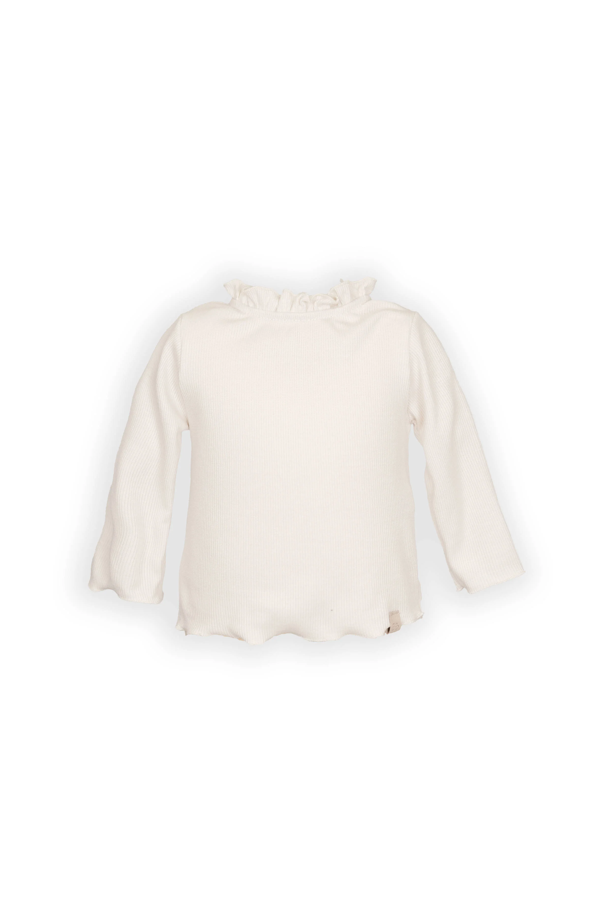 t-shirt bimba con colletto voilant warm white bamboom 1068 WARM WHITE BAMBOOM