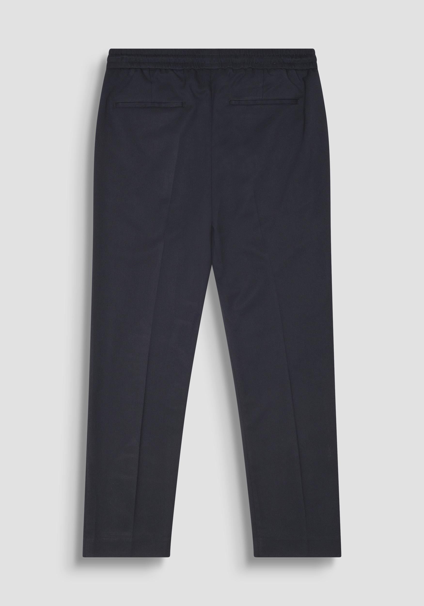 PANTALONE UOMO NEIL REGULAR FIT IN STRETCH VISCOSE BLU ANTONY MORATO MMTR00748-FA600260 BLU ANTONY MORATO