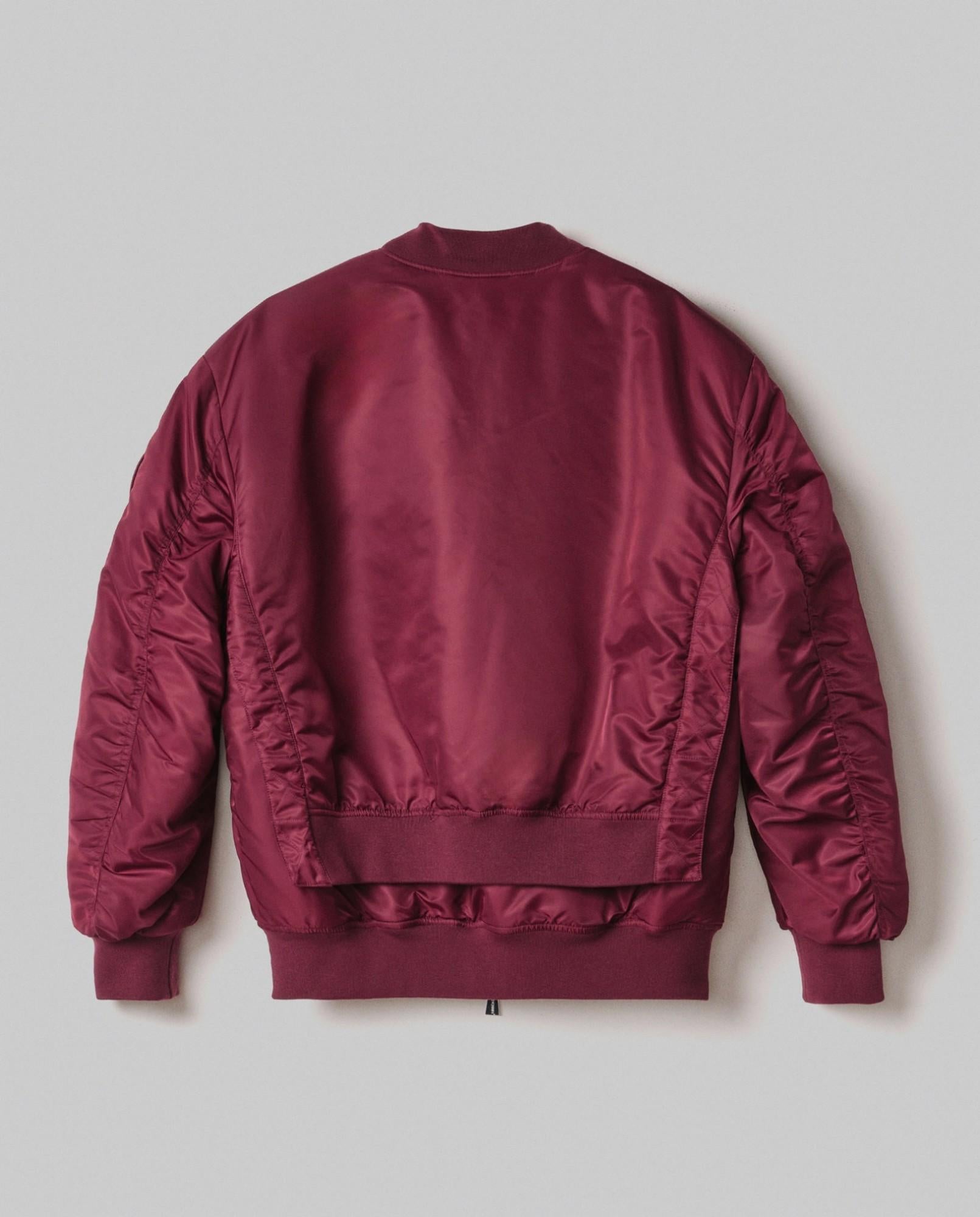 BOMBER DONNA OVERSIZE BORDEAUX HINNOMINATE HMABW01920 BORDEAUX HINNOMINATE