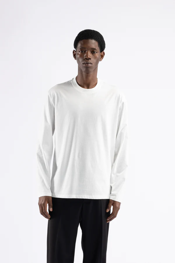 T-SHIRT UOMO REGOLARE MERCERIZZATA MANICA LUNGA PANNA I'M BRIAN TS3525 PANNA I'M BRIAN