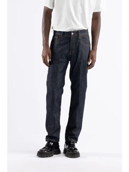 JEANS UOMO SLIM FIT IN DENIM SCURO I'M BRIAN MIRKO L25\25 DENIM I'M BRIAN