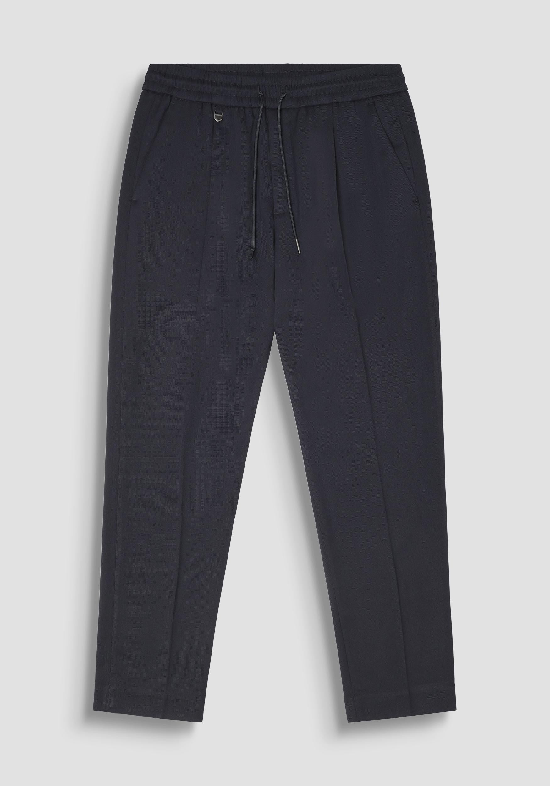 PANTALONE UOMO NEIL REGULAR FIT IN STRETCH VISCOSE BLU ANTONY MORATO MMTR00748-FA600260 BLU ANTONY MORATO