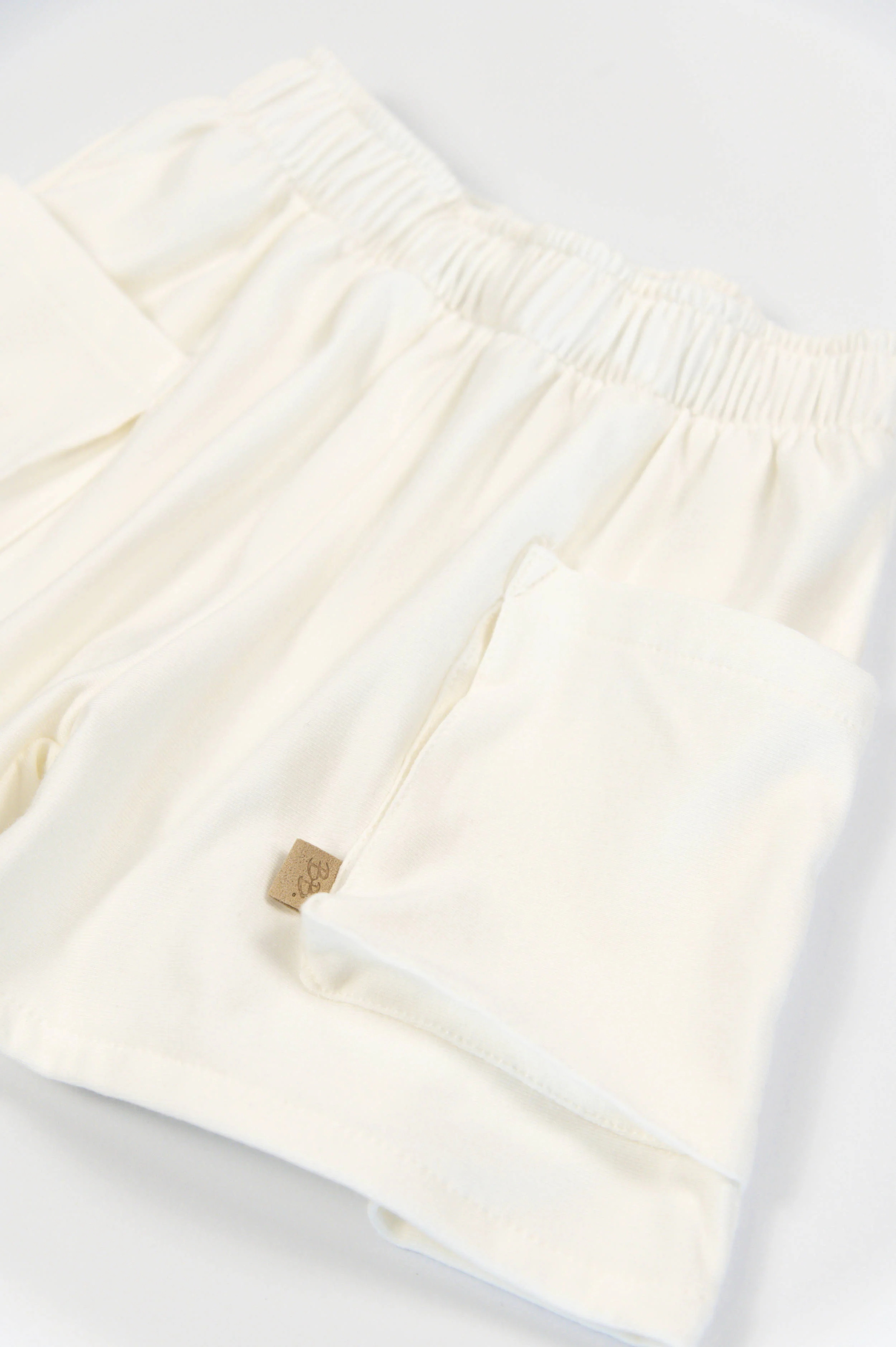 SHORTS NEONATA CON TASCHE OFF-WHITE 1137TE OFF-WHITE BAMBOOM