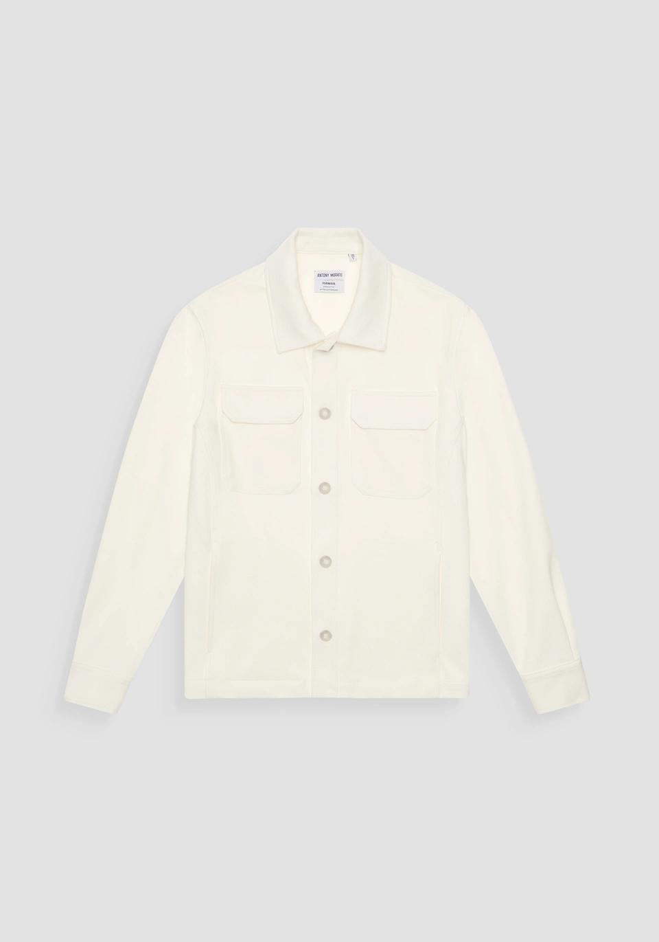 CAMICIA STRAIGHT FIT "HAMAR" IN MISTO COTONE ELASTICO