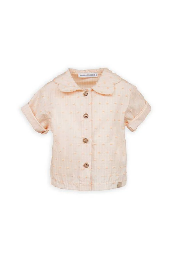 Camicia collo a fiore 822 SQUARE GIRL BAMBOOM