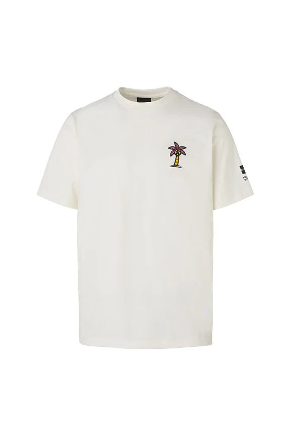 t-shirt UOMO sirona jersey 220gr CON STAMPA OUTHERE M332B033 OFF-WHITE OUTHERE
