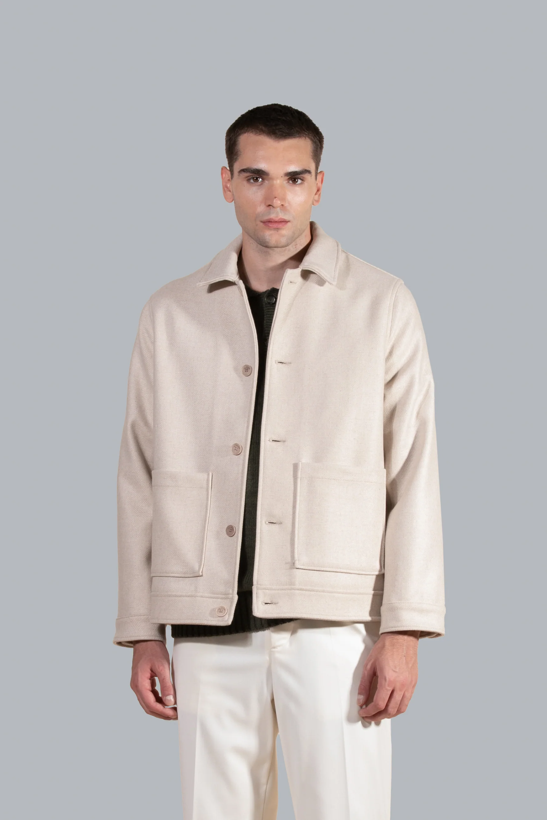 Giacca in misto lana