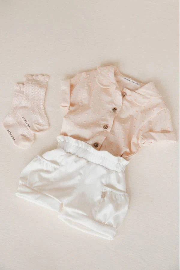 Camicia collo a fiore 822 SQUARE GIRL BAMBOOM