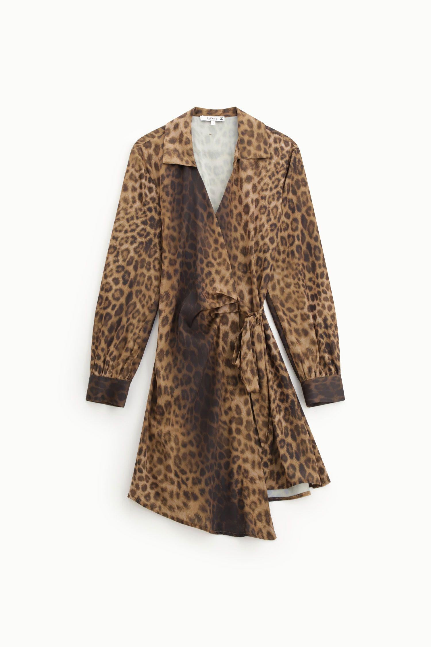 Abito donna EFFETO CAMICIA MACULATO PLEASE A19FDKS000 MACULATO PLEASE