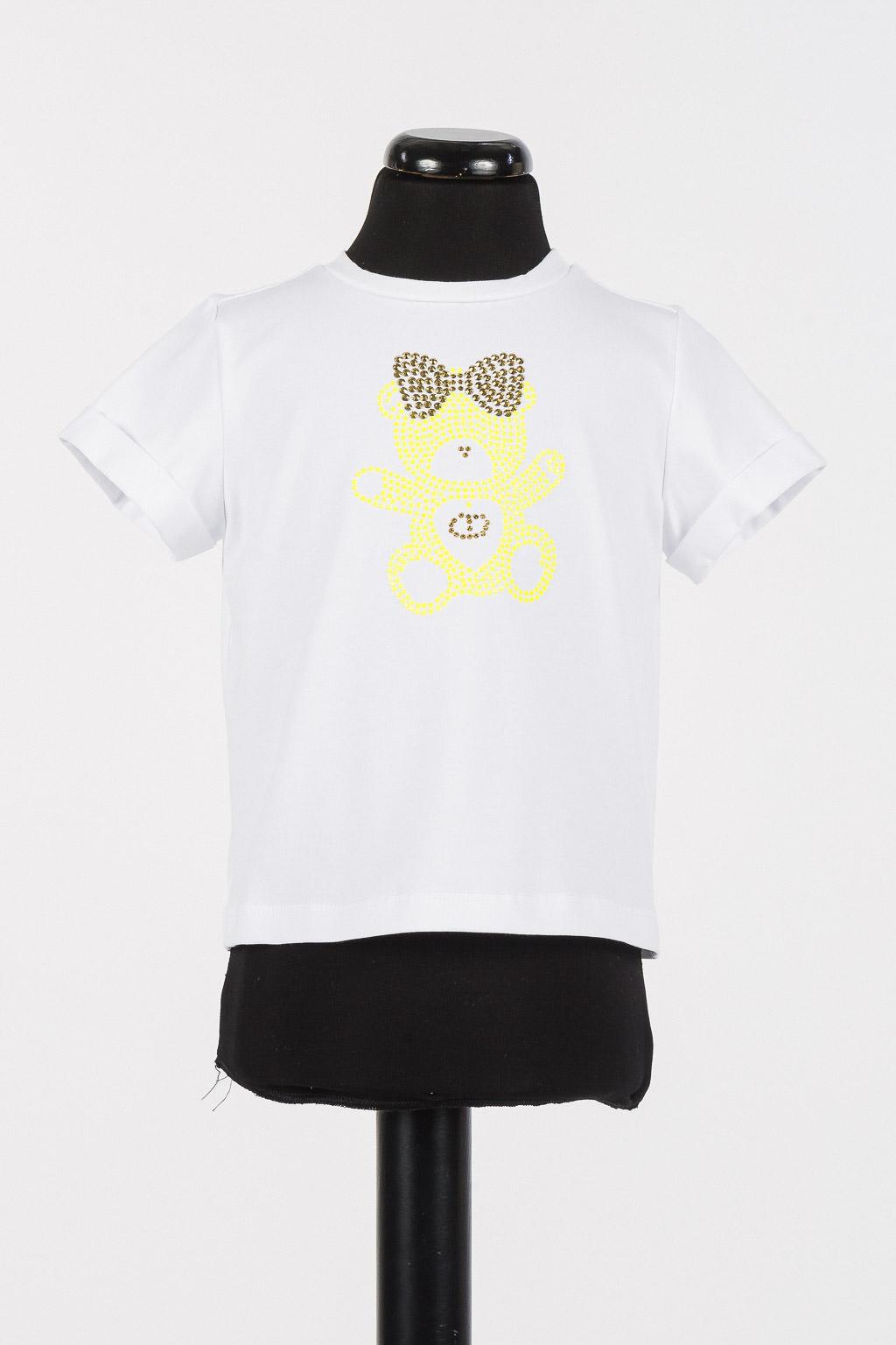 TWINSET KIDS 251GJ2488BIANCO-GIALLO