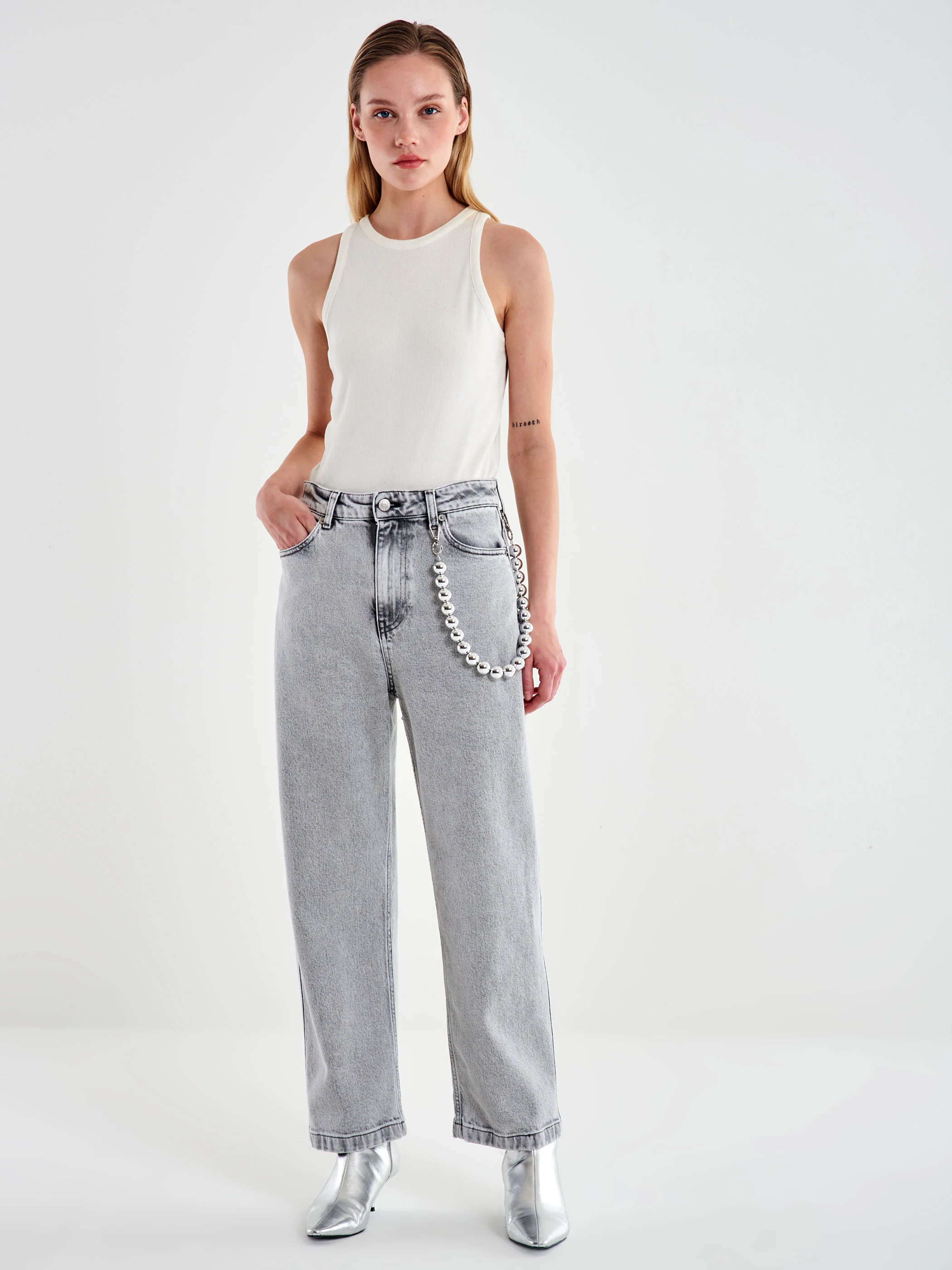 jeans donna modello kate denim grigio vicolo DF5137 DENIM GRIGIO VICOLO