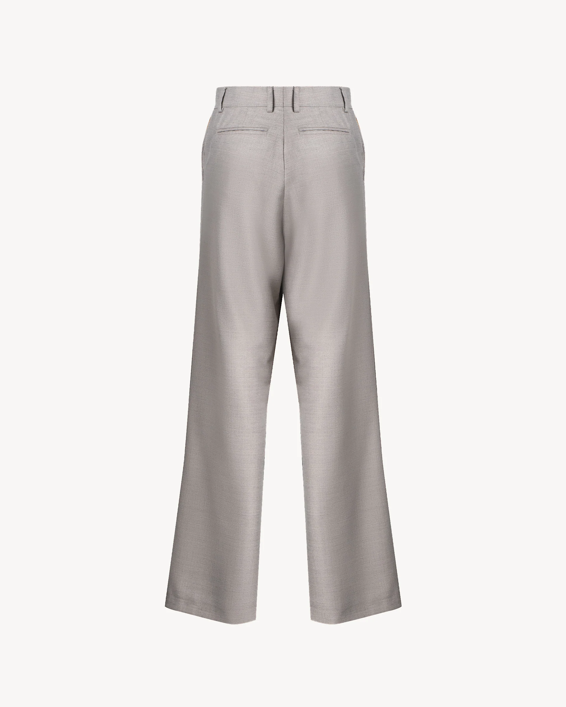 PANTALONE DONNA FRESCO LANA PALAZZO GREIGE NINEMNUTES 26FWNPN-001 GREIGE NINEMINUTES