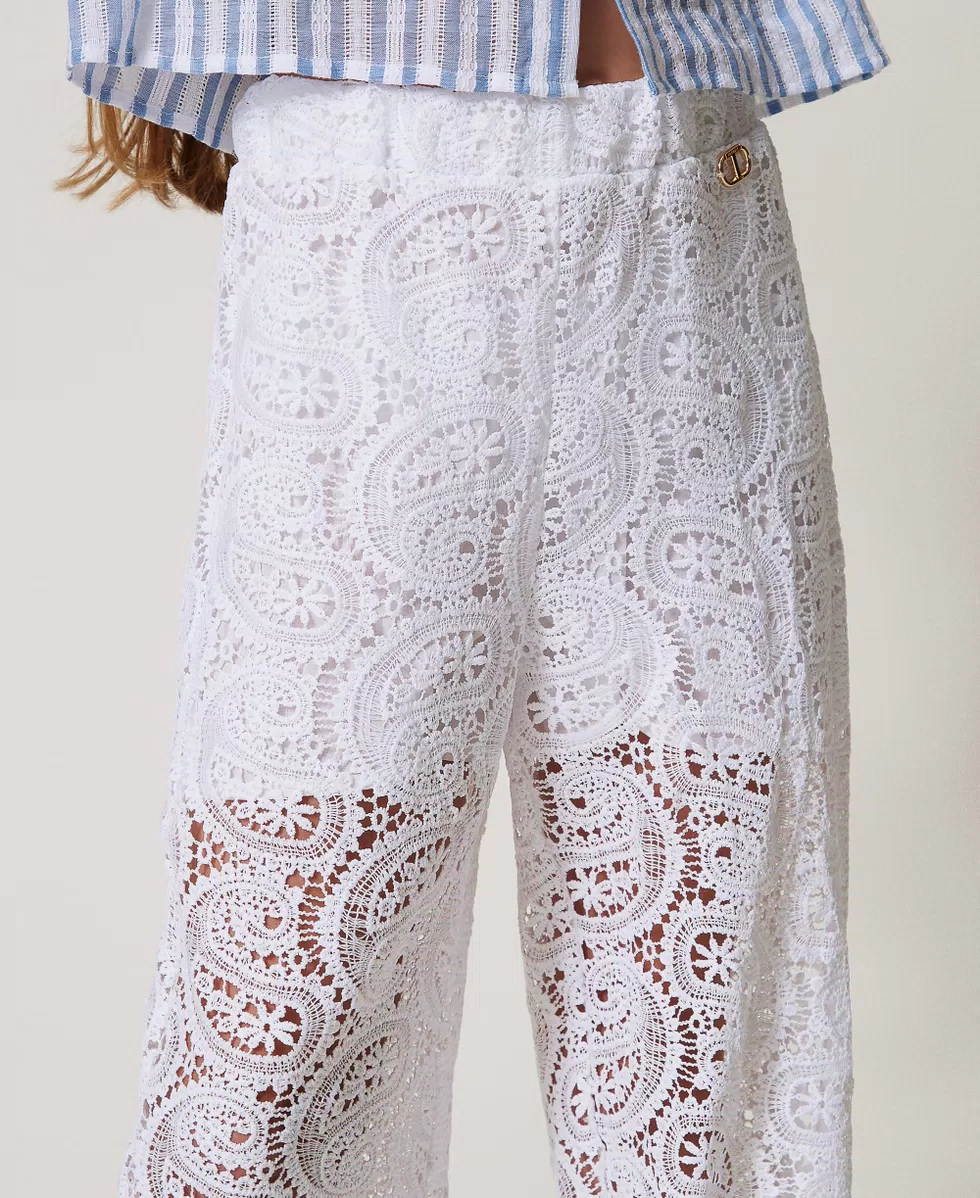 TWINSET KIDS 251GJ2QR4BIANCO