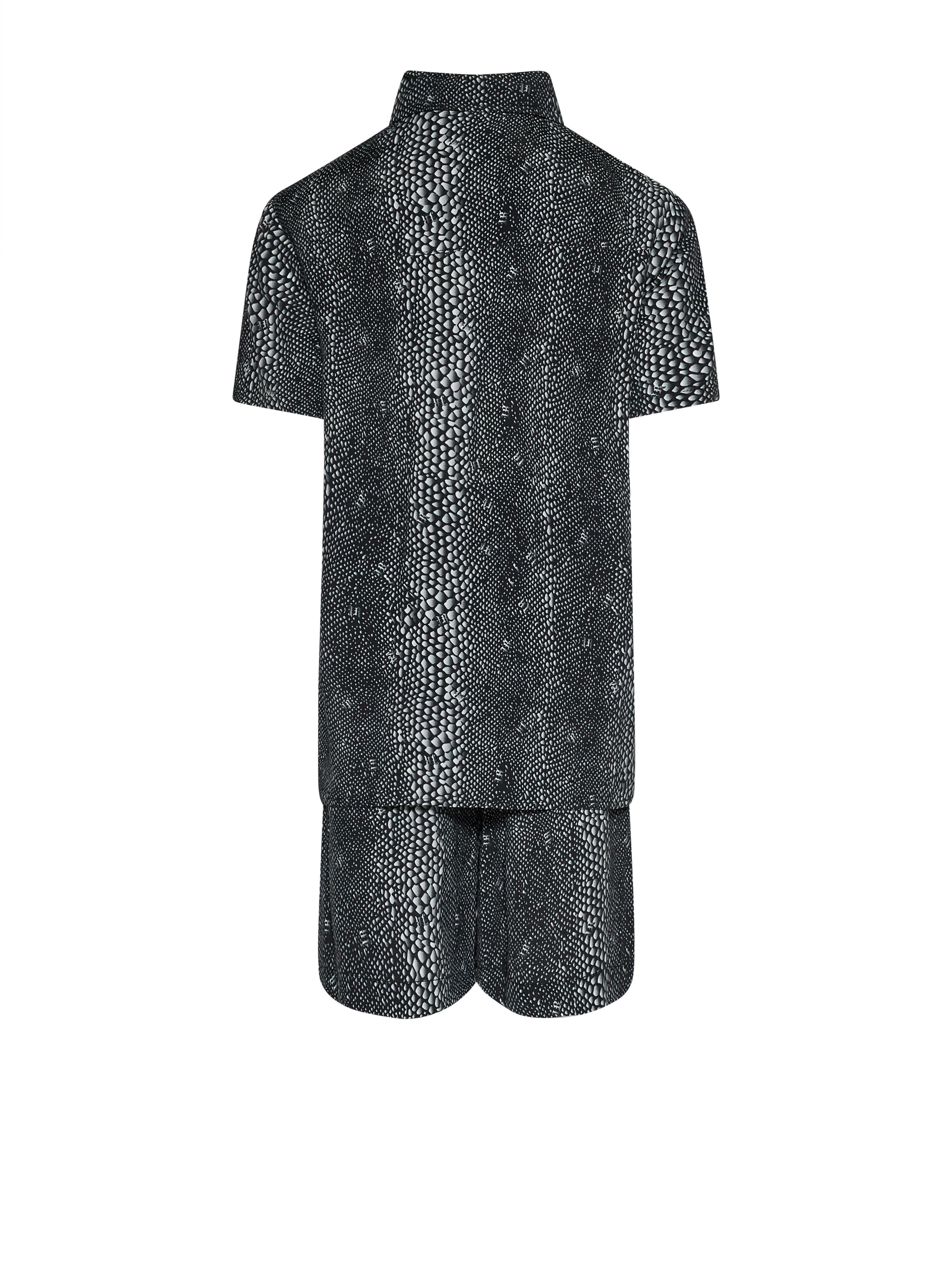 SET BAMBINO CAMICIA E BERMUDA STAMPA SNAKE JOHN RICHMOND RBP25159CE UNICO JOHN RICHMOND JUNIOR