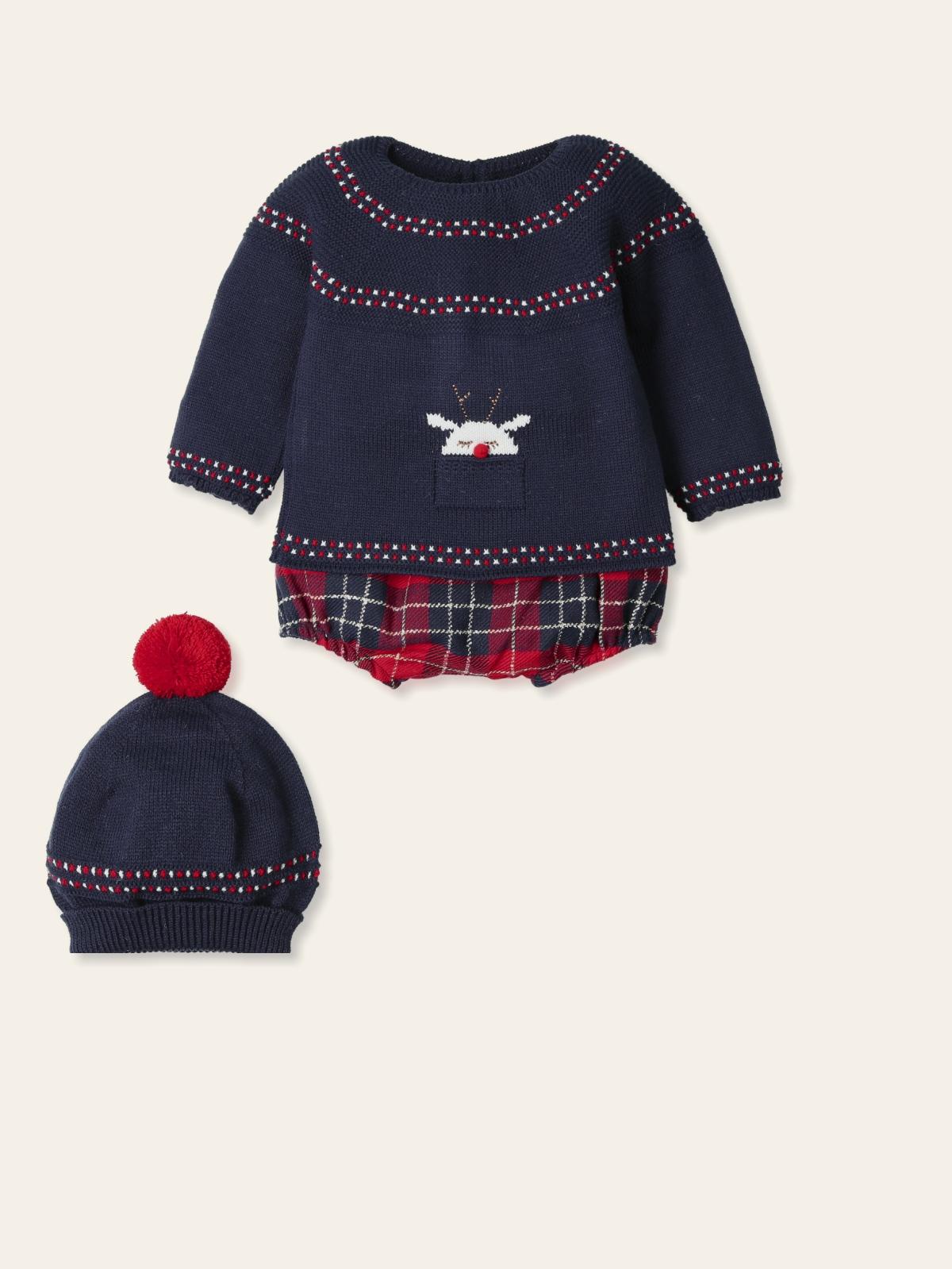 completro tre pezzi in maglia