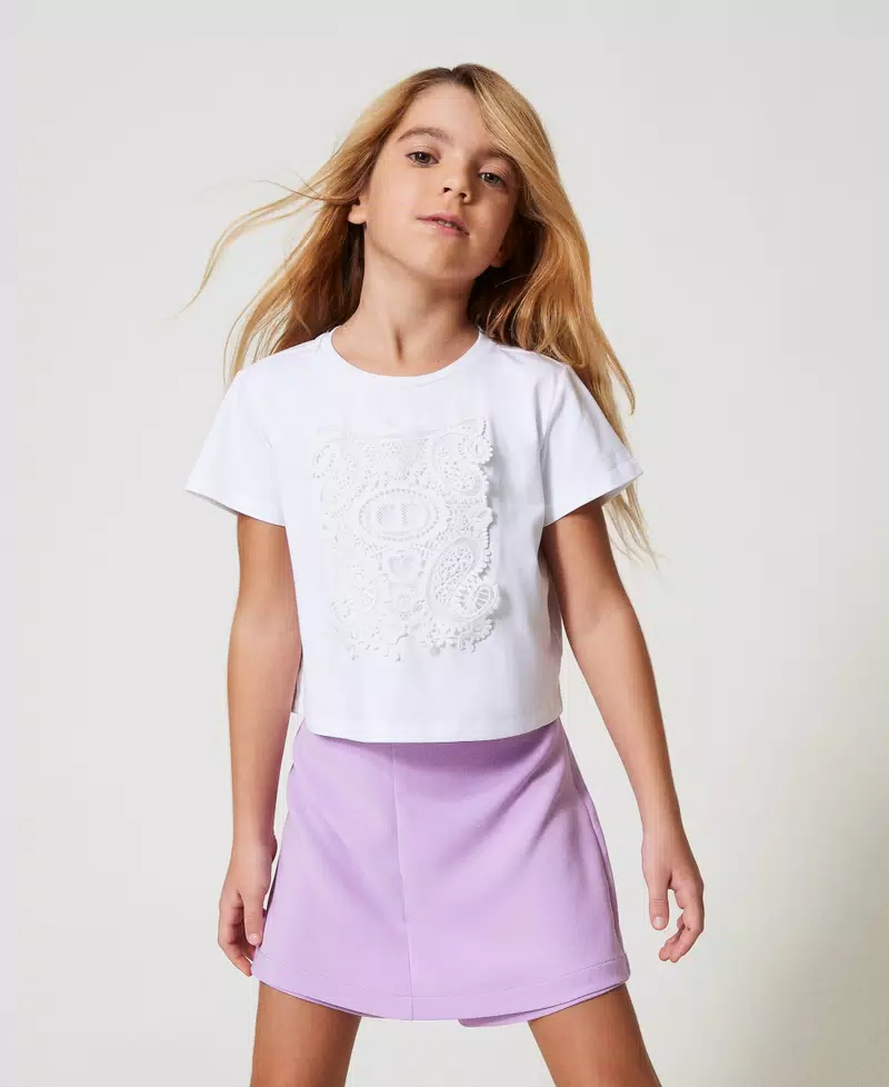 TWINSET KIDS 251GJ2480BIANCO