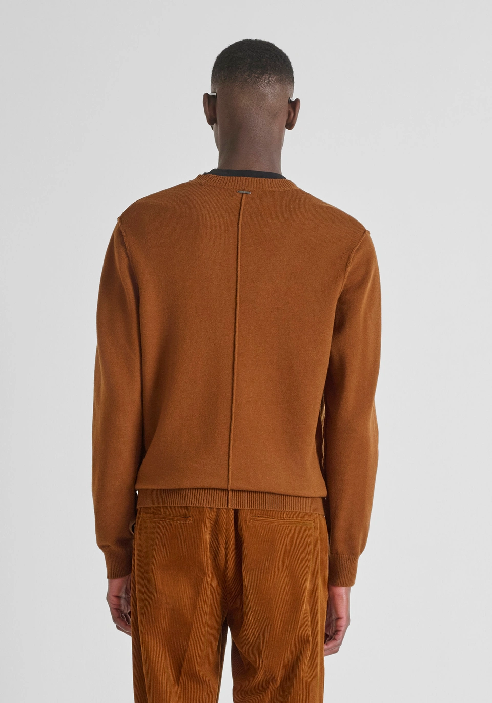 PULL UOMO REGULAR FIT IN VISCOSA TABACCO ANTONY MORATO MMSW01557-YA400145 TABACCO ANTONY MORATO