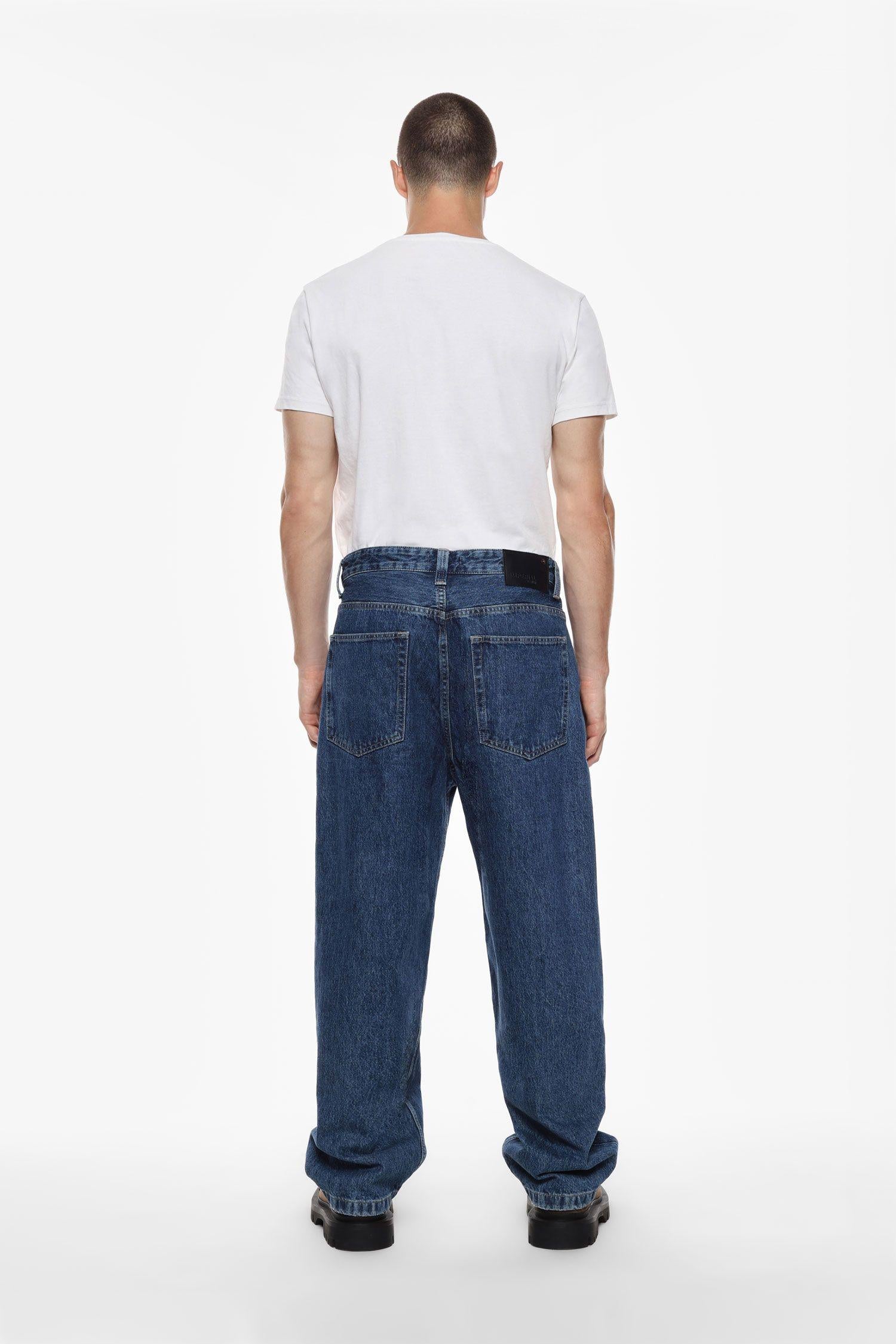 Jeans uomo a vestibilità ampia denim imperial P860140006 DENIM IMPERIAL UOMO