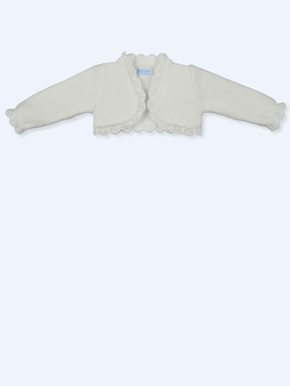 CARDIGAN NEONATA COPRISPALLE CORTO CRUDO MAC ILUSION 0074 CRUDO MAC ILUSION KIDS