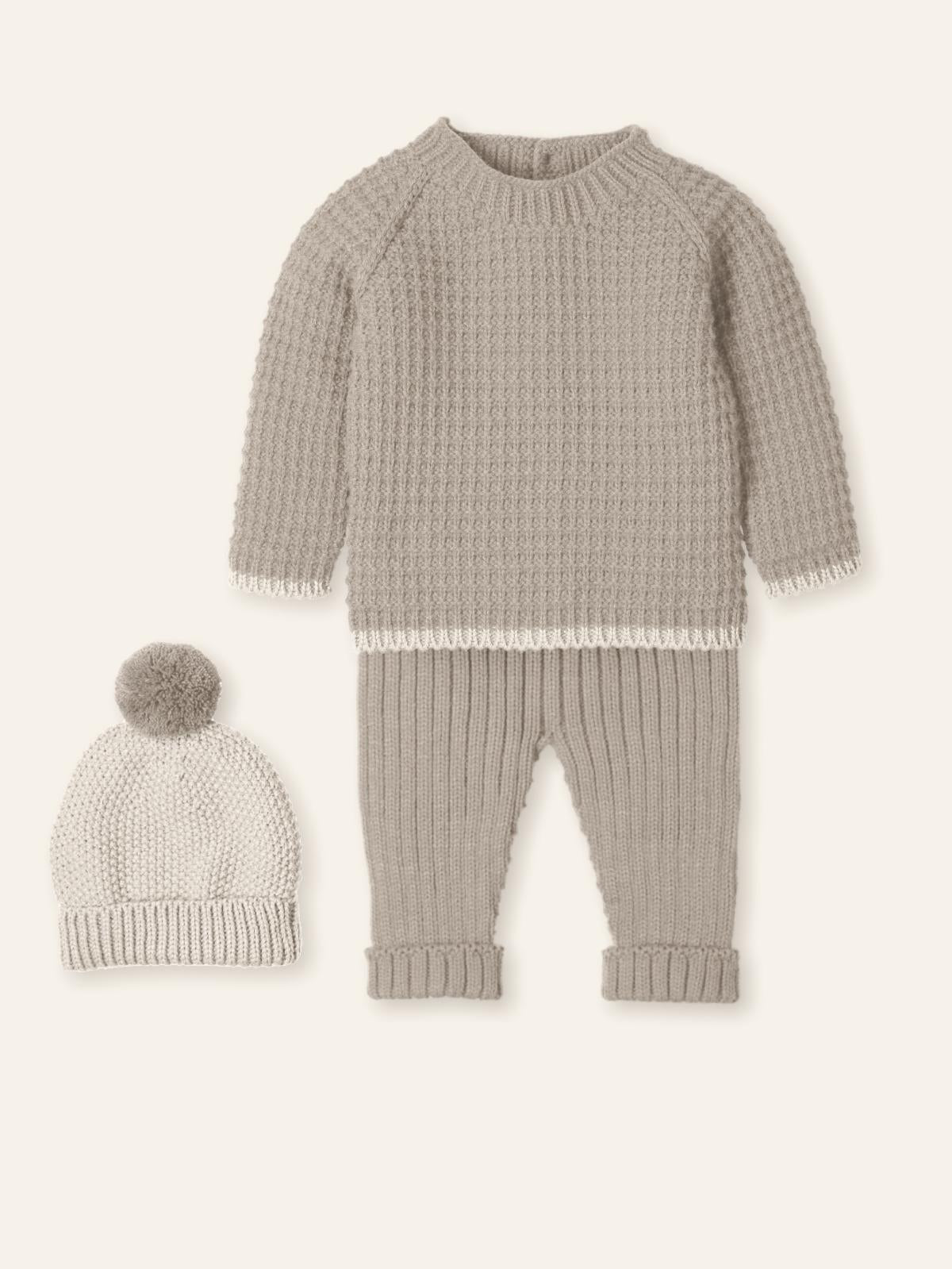 coordinato noenato TRUFA MOOI maglia con pantalone lungo e cappellino nuez mac ilusion 9818 NUEZ MAC ILUSION KIDS