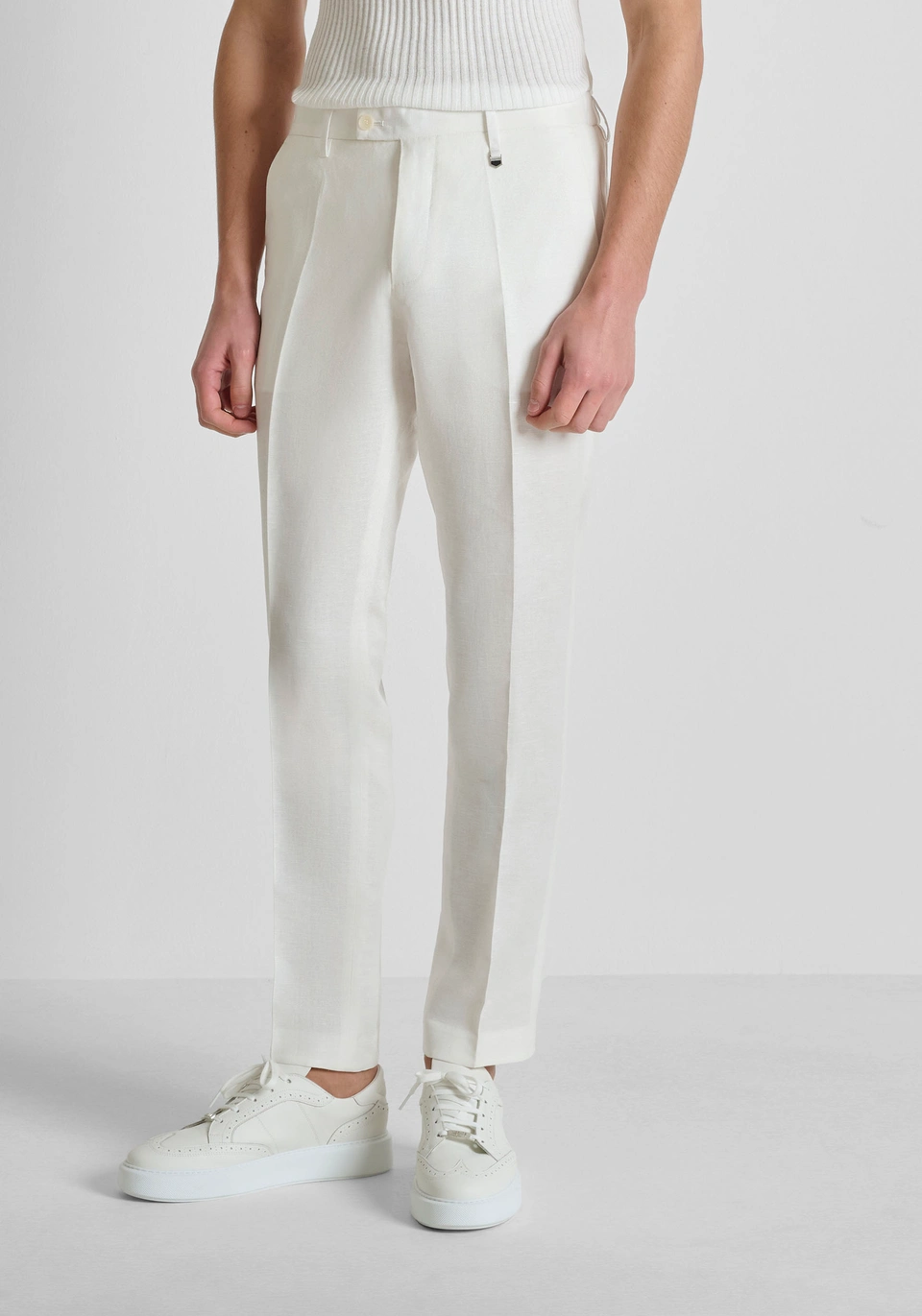 PANTALONE UOMO JULIAN IN LINO CREMA ANTONY MORATO MMTS00073 FA900135 CREMA ANTONY MORATO