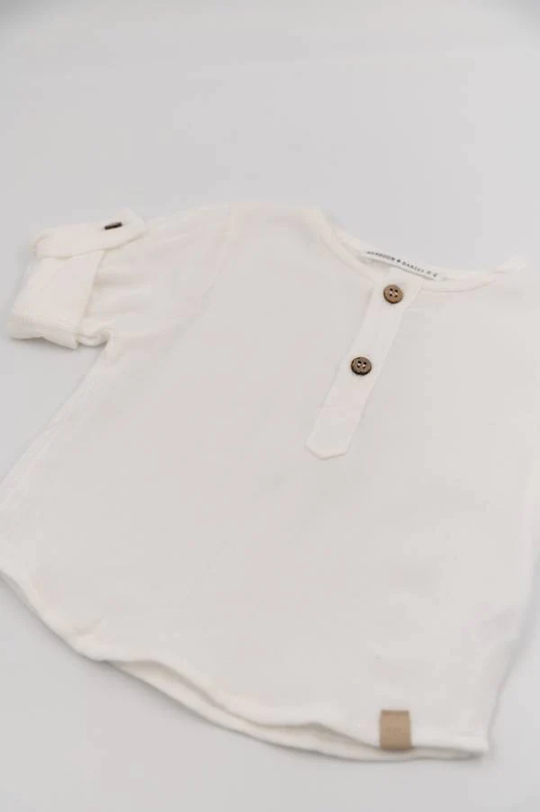 SHIRT CAMMICIA 849 OFFWHITE BAMBOOM