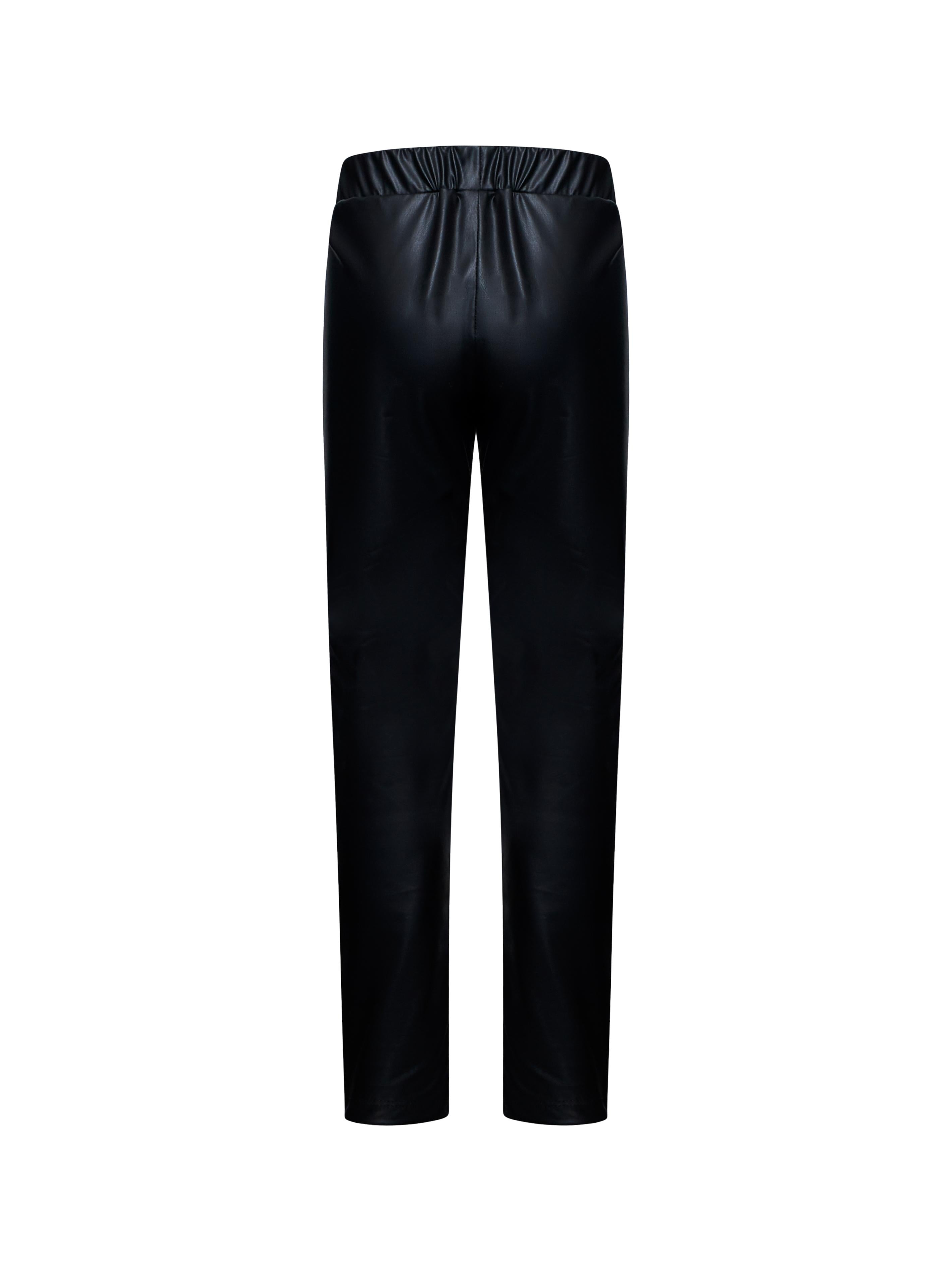 PANTALONE BAMBINA QATI PALAZZO ELASTICO IN VITA LOGATO NERO RICHMOND RGA25216PA BLACK JOHN RICHMOND JUNIOR