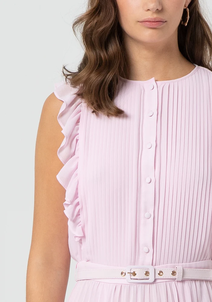 Abito senza maniche lungo FR25SD3018W412F9 ROSE FRACOMINA