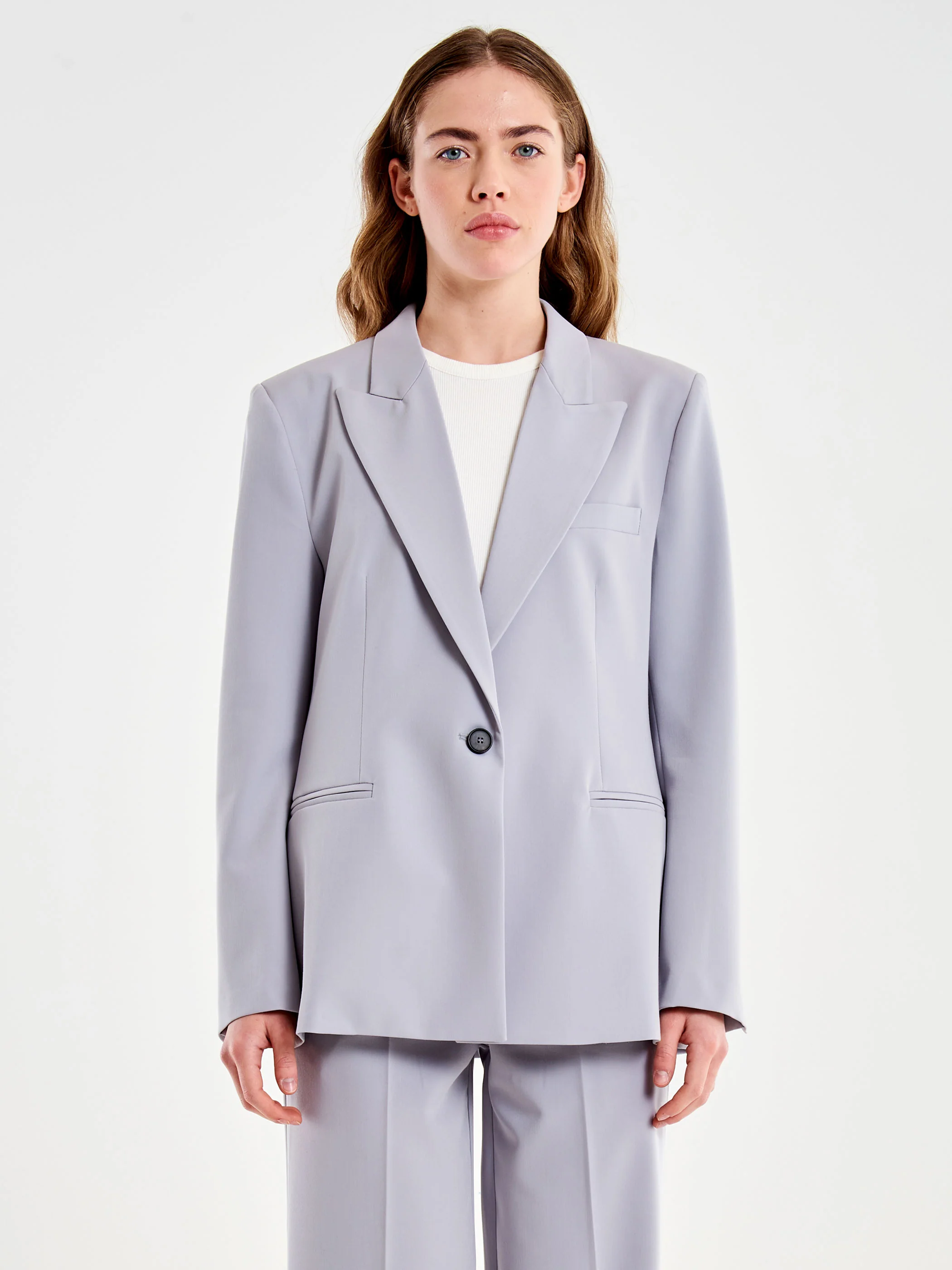 Giacca DONNA Monopetto Collo a lancia GRIGIO VICOLO TAB0246 GRIGIO FUME VICOLO