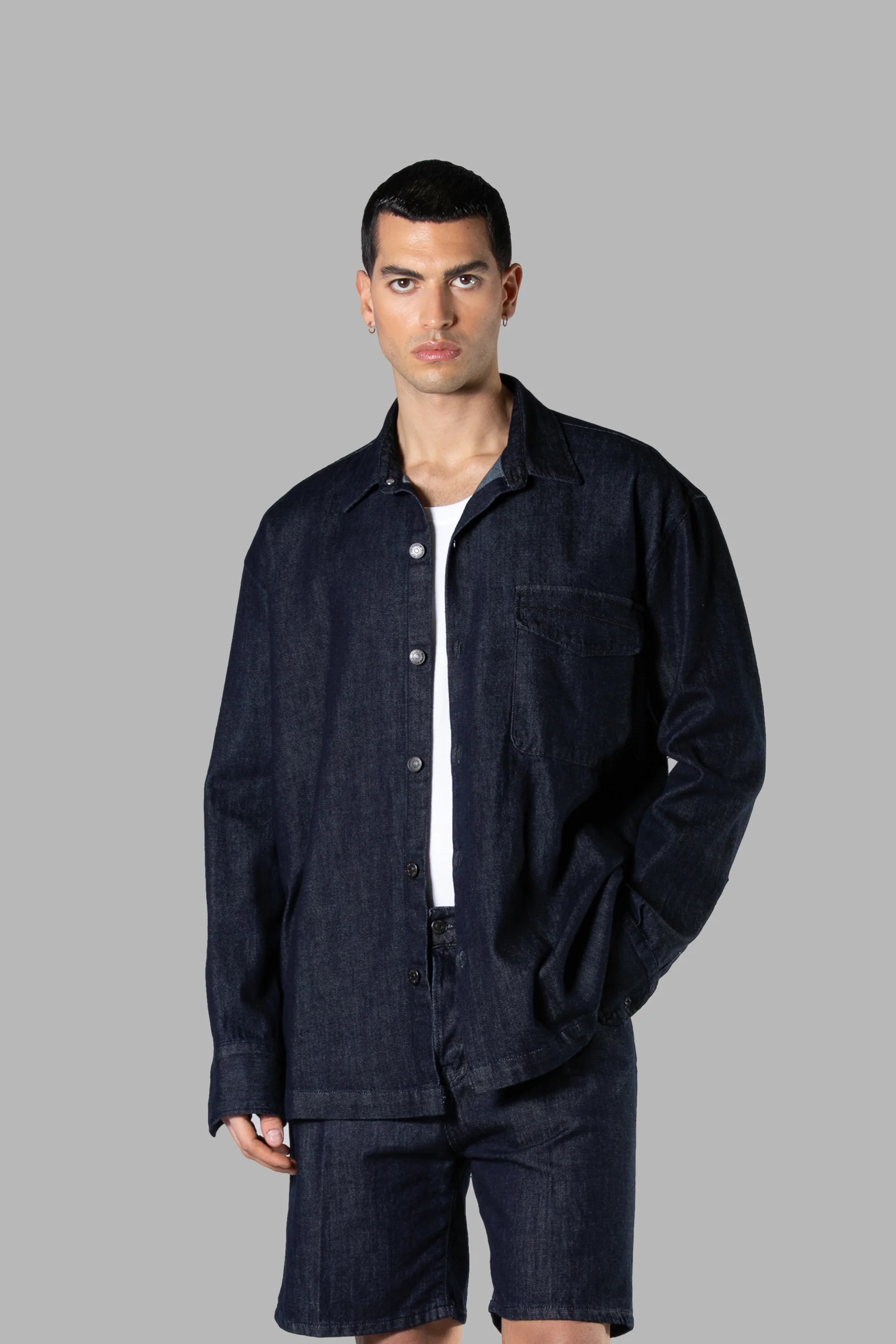 CAMICIA DENIM OVERSIZE