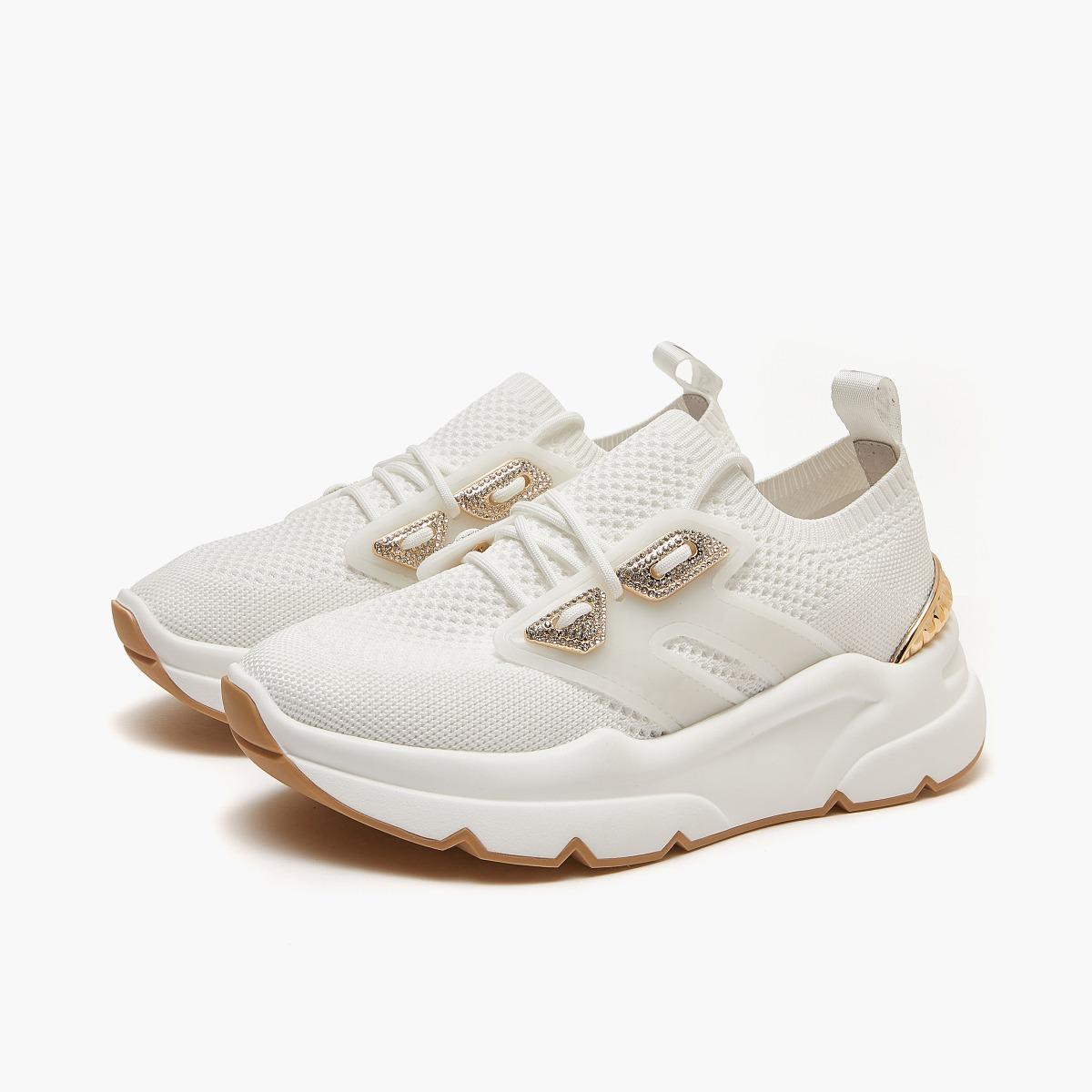 SNEAKERS ZOE OCCHIELLI STRASS CALZINO
