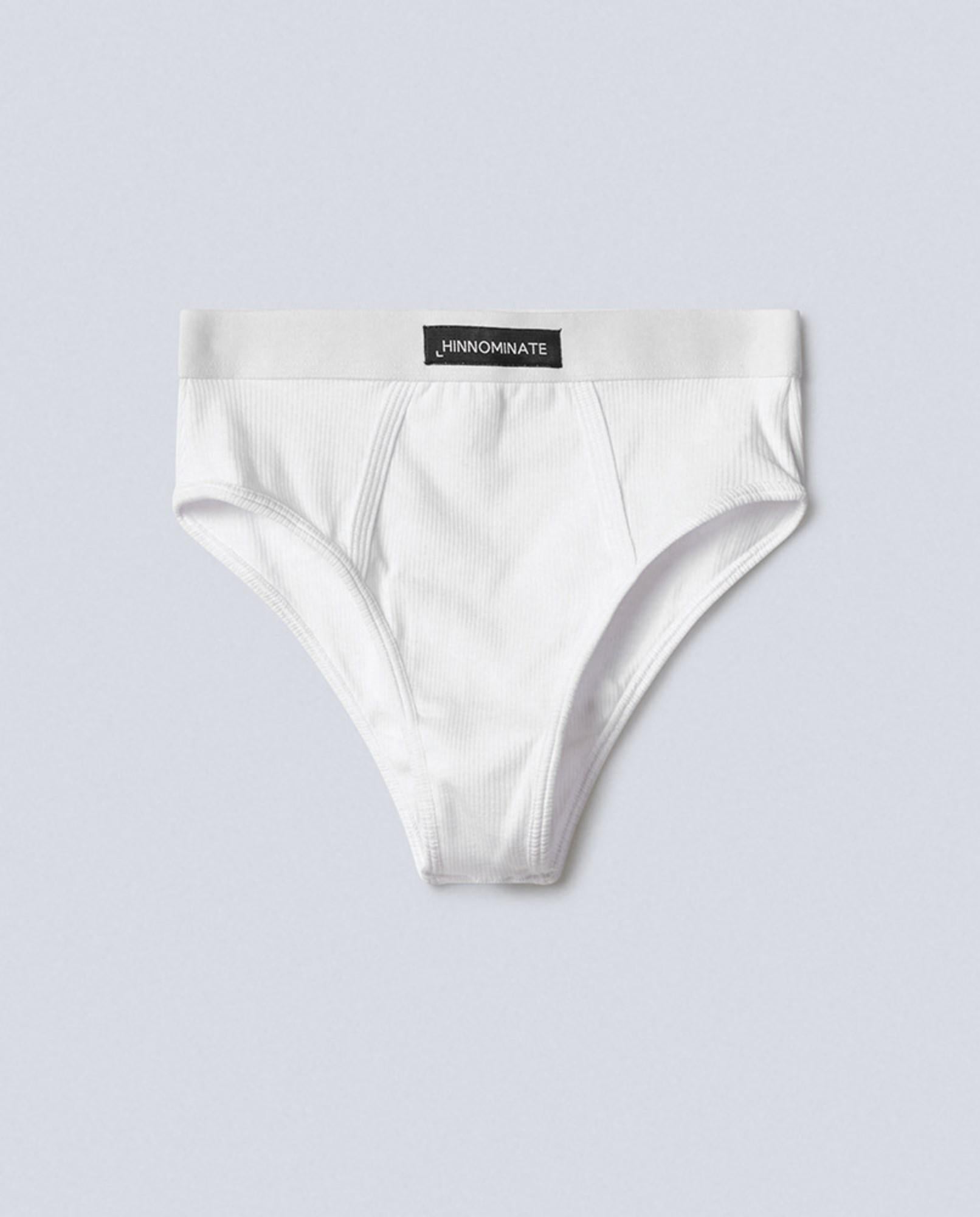 SLIP DONNA VITA ALTA A COSTE CON ELASTICO HINNOMINATE HMUWW0022 BIANCO HINNOMINATE