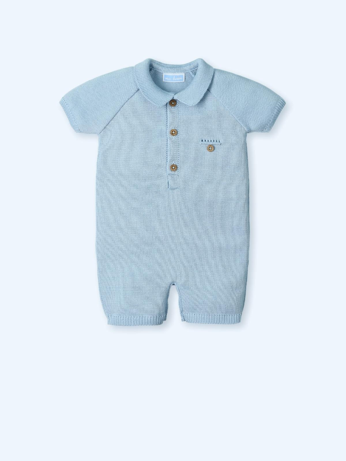 TUTINA NEONATO CON COLLETTO POLO E BOTTONI BRISA MAC ILUSION 0047 BRISA MAC ILUSION KIDS