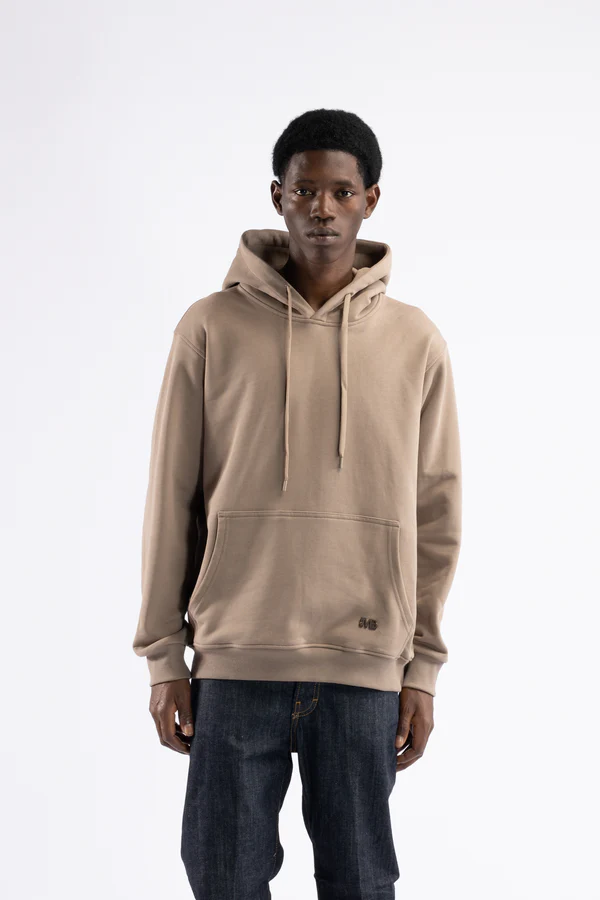 FELPA UOMO REGULAR CON CAPPUCCIO TORTORA I'M BRIAN F3518 TORTORA I'M BRIAN